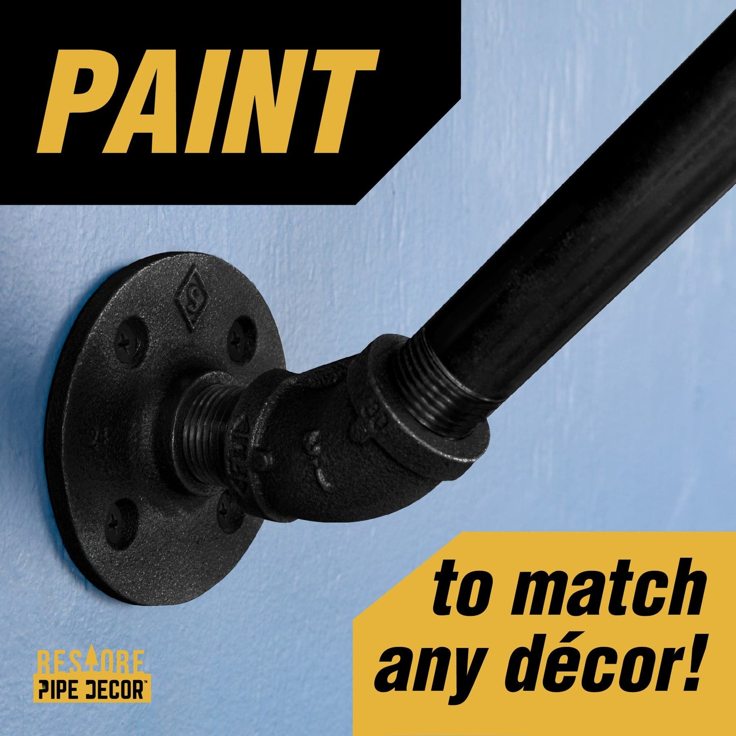 24 in. Wall Mounted Clothing Rack with Wood Shelf, Trail Brown