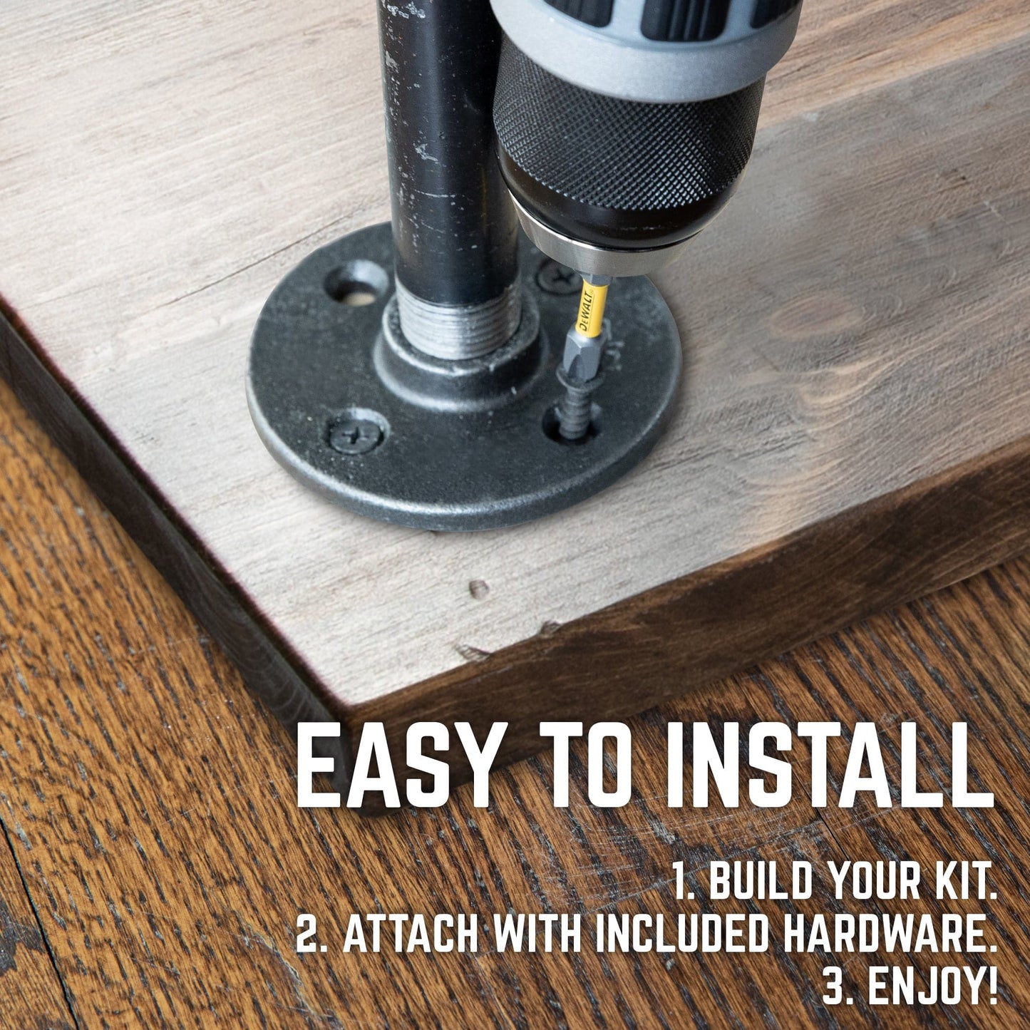 RESTORE Trail Brown Solid Wood Coffee Table