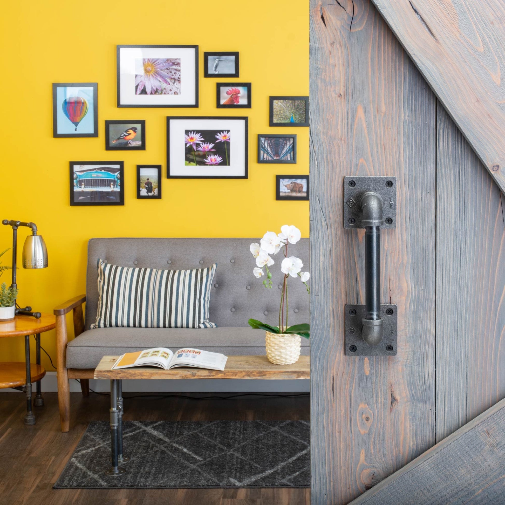 1/2 in. Square Barn Door Handle – 10.5 in. L