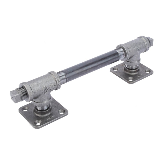 1/2 in. Tee Barn Door Handle, Mini-Square Flange – 10.75 in. L