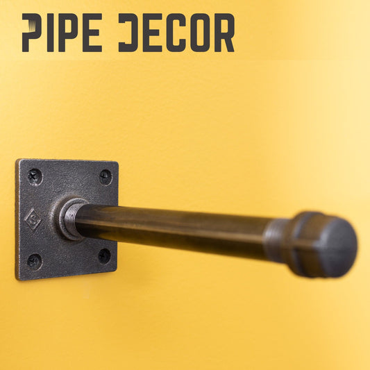 1/2 in. x 8 in. Square Flange Shelf Bracket Kit, 4 Pack