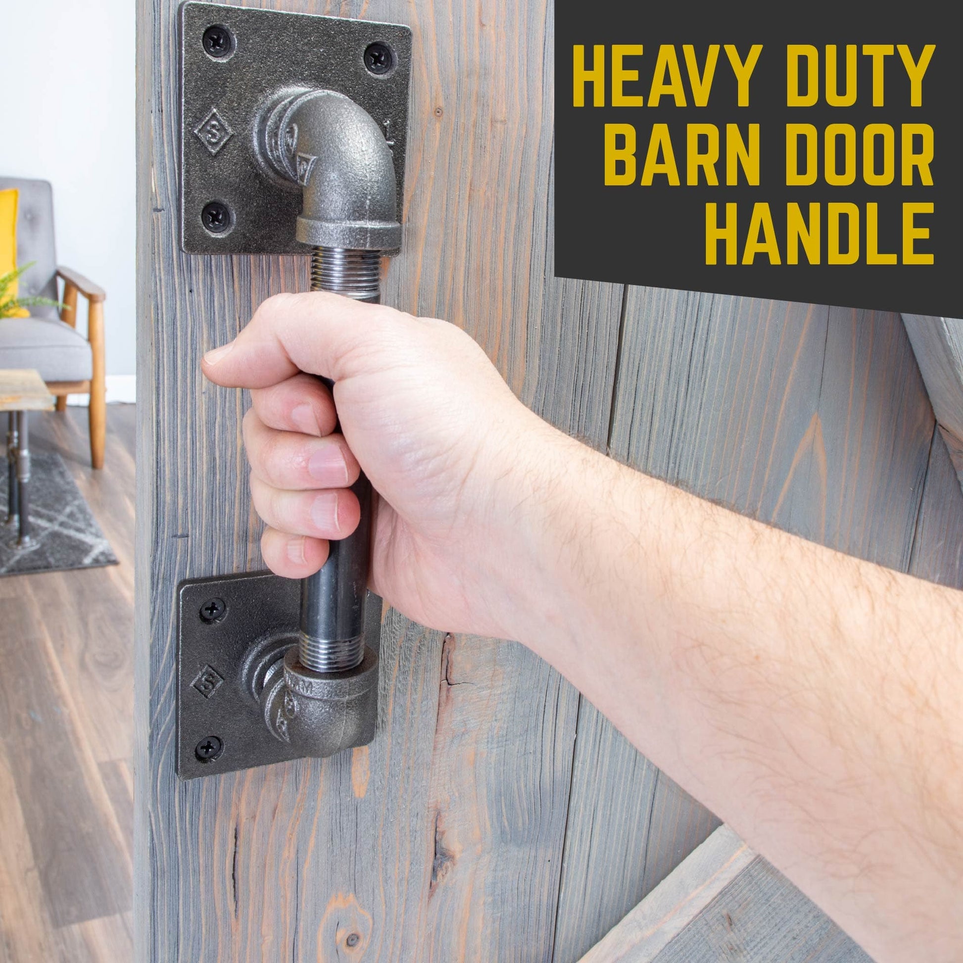 3/4 in. Square Barn Door Handle - 11 in. L