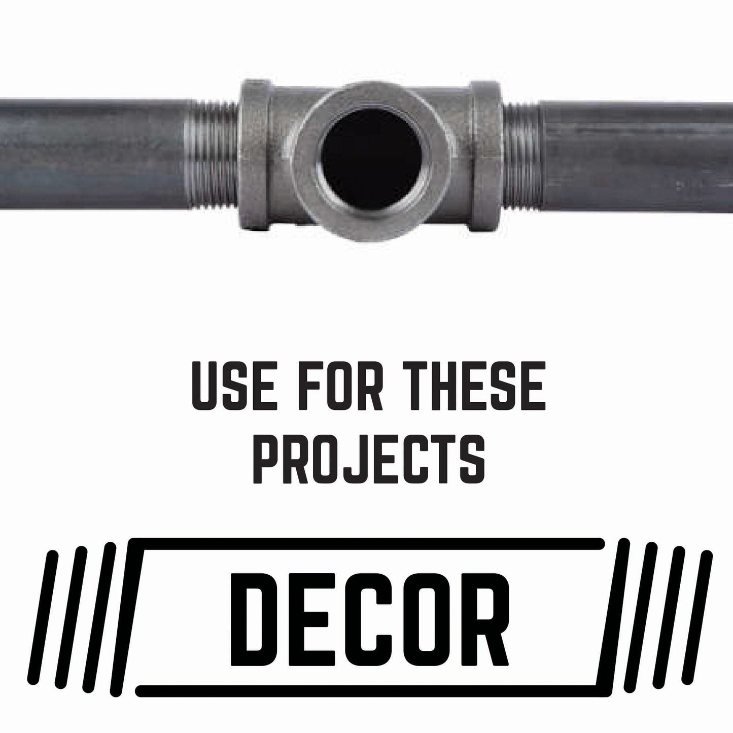 1/2 in. Black Square Cap