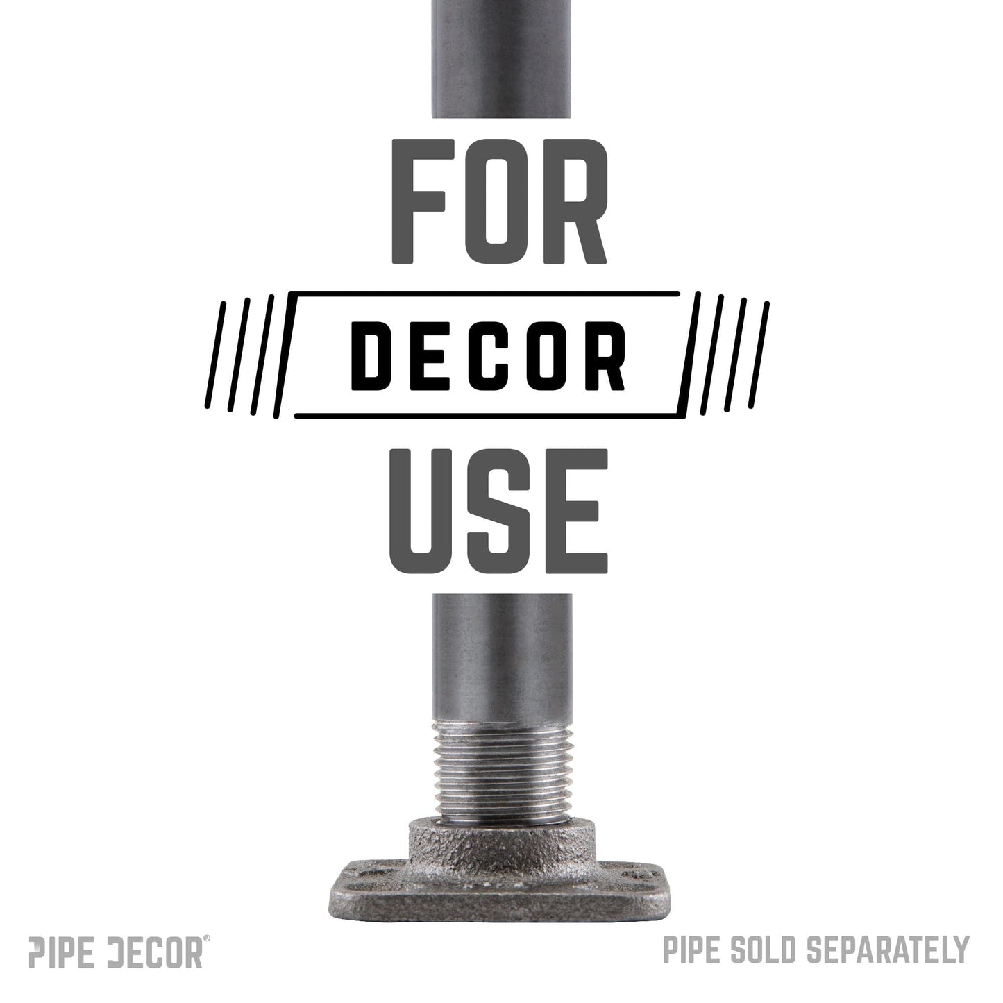 1/2 in. Black Micro Mini Square Flange