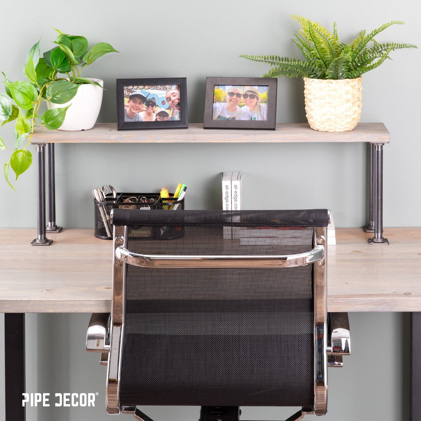 1/2 in. Black Micro Mini Square Flange