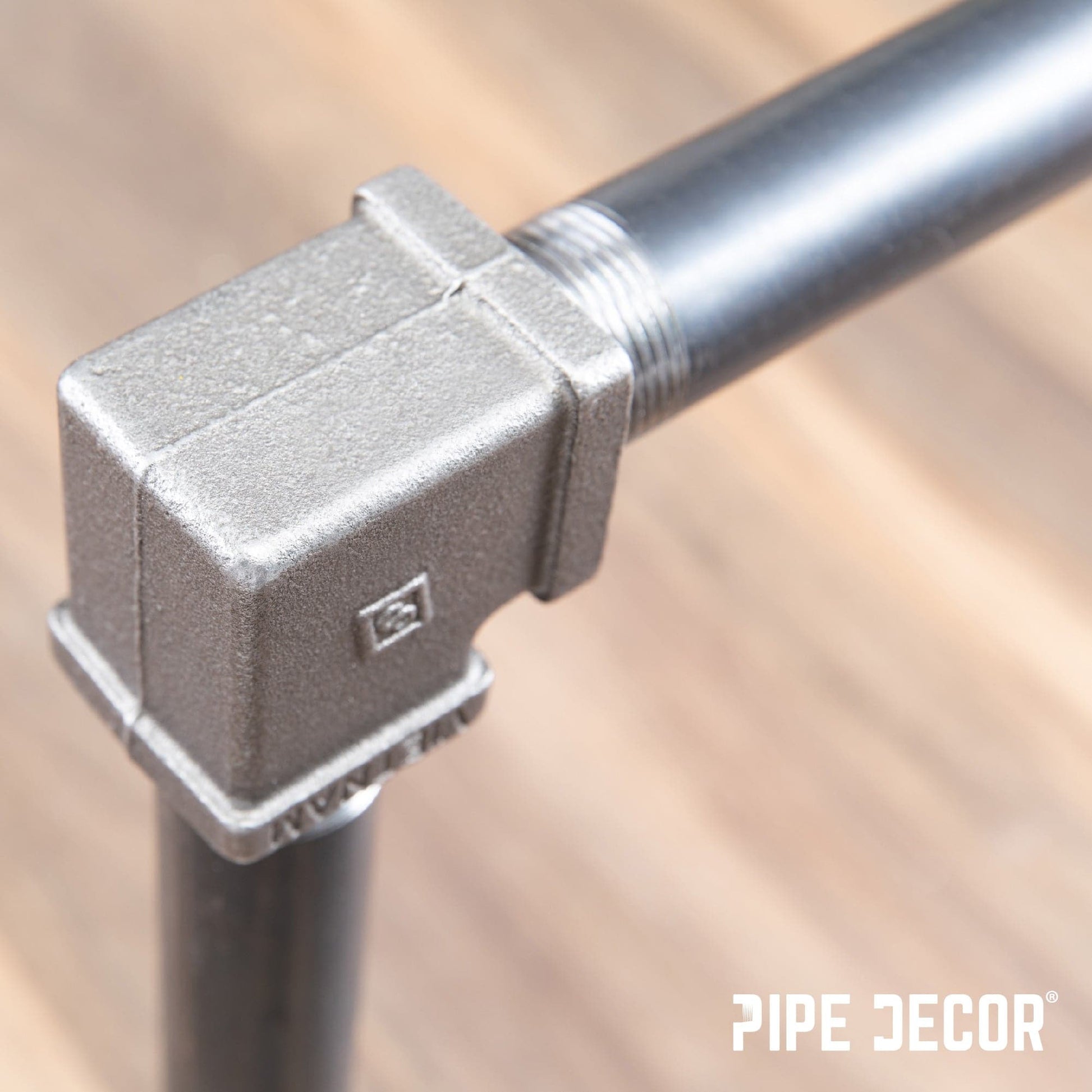 1 in. Black Square 90 Degree Elbow