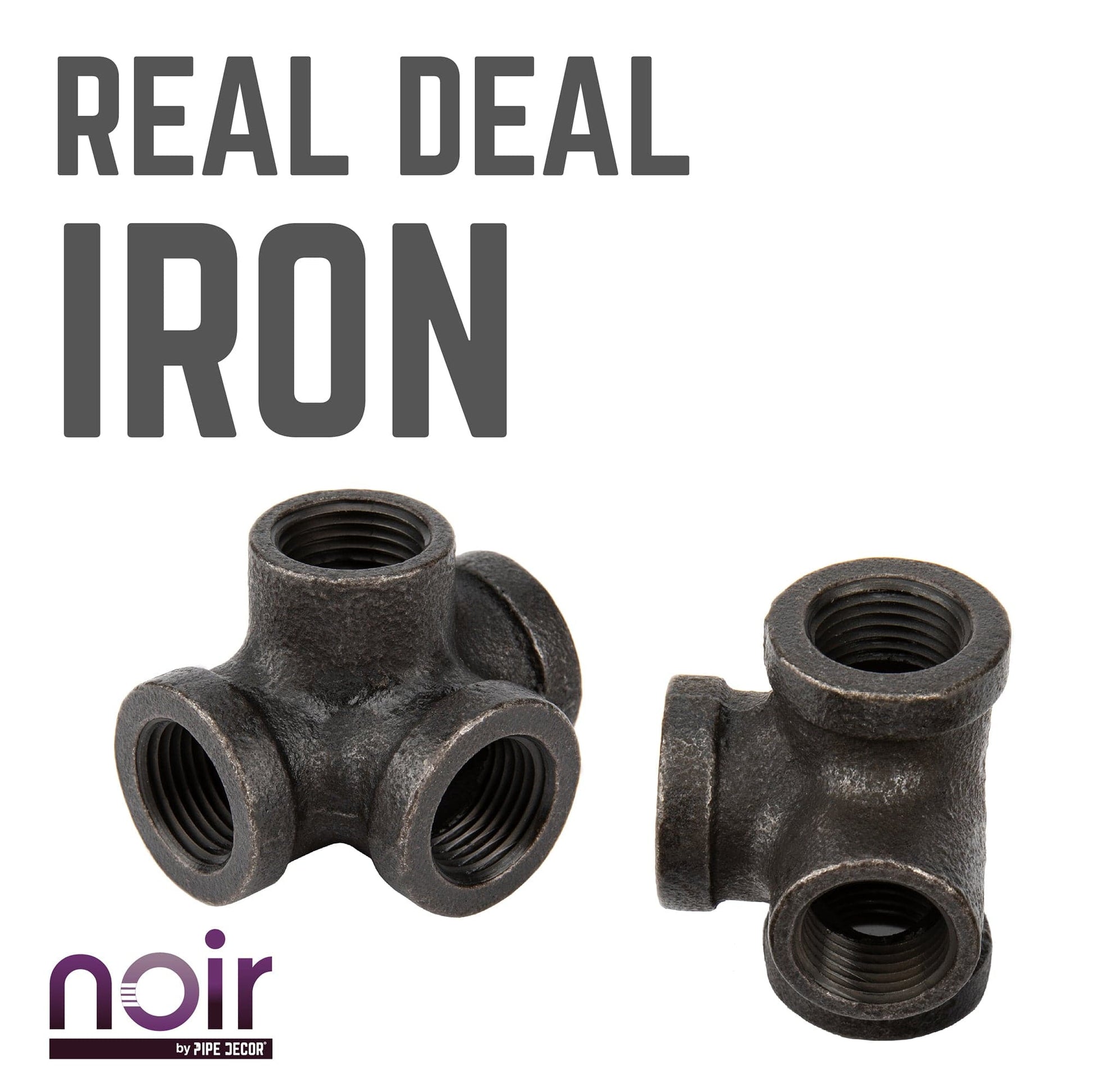 1/2 in.  Prefinished Matte Black Side Outlet Tee