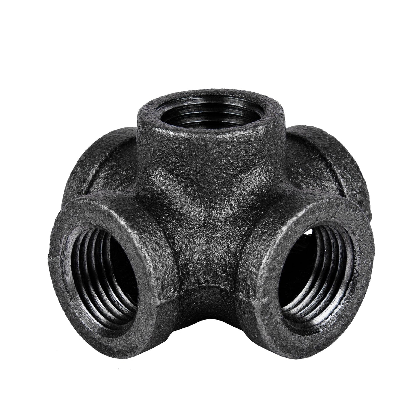 1/2 in. Prefinished Matte Black 5-Way Fitting