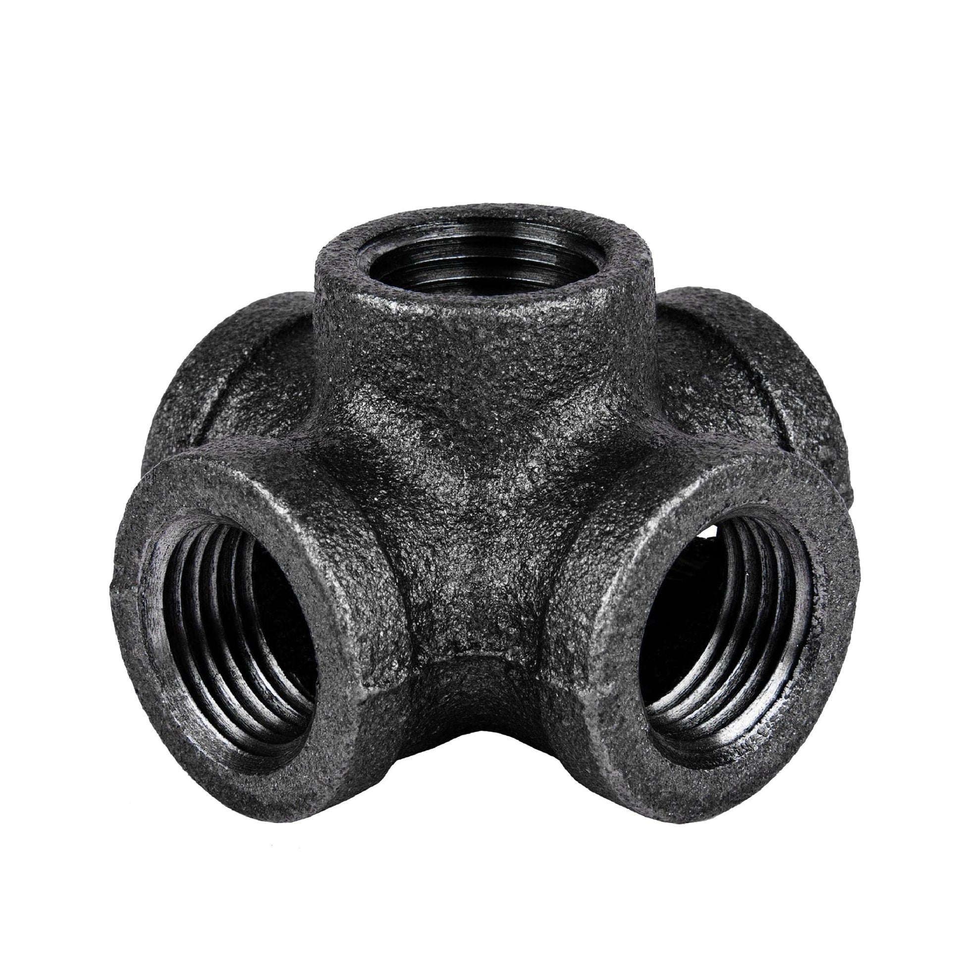 1/2 in. Prefinished Matte Black 5-Way Fitting