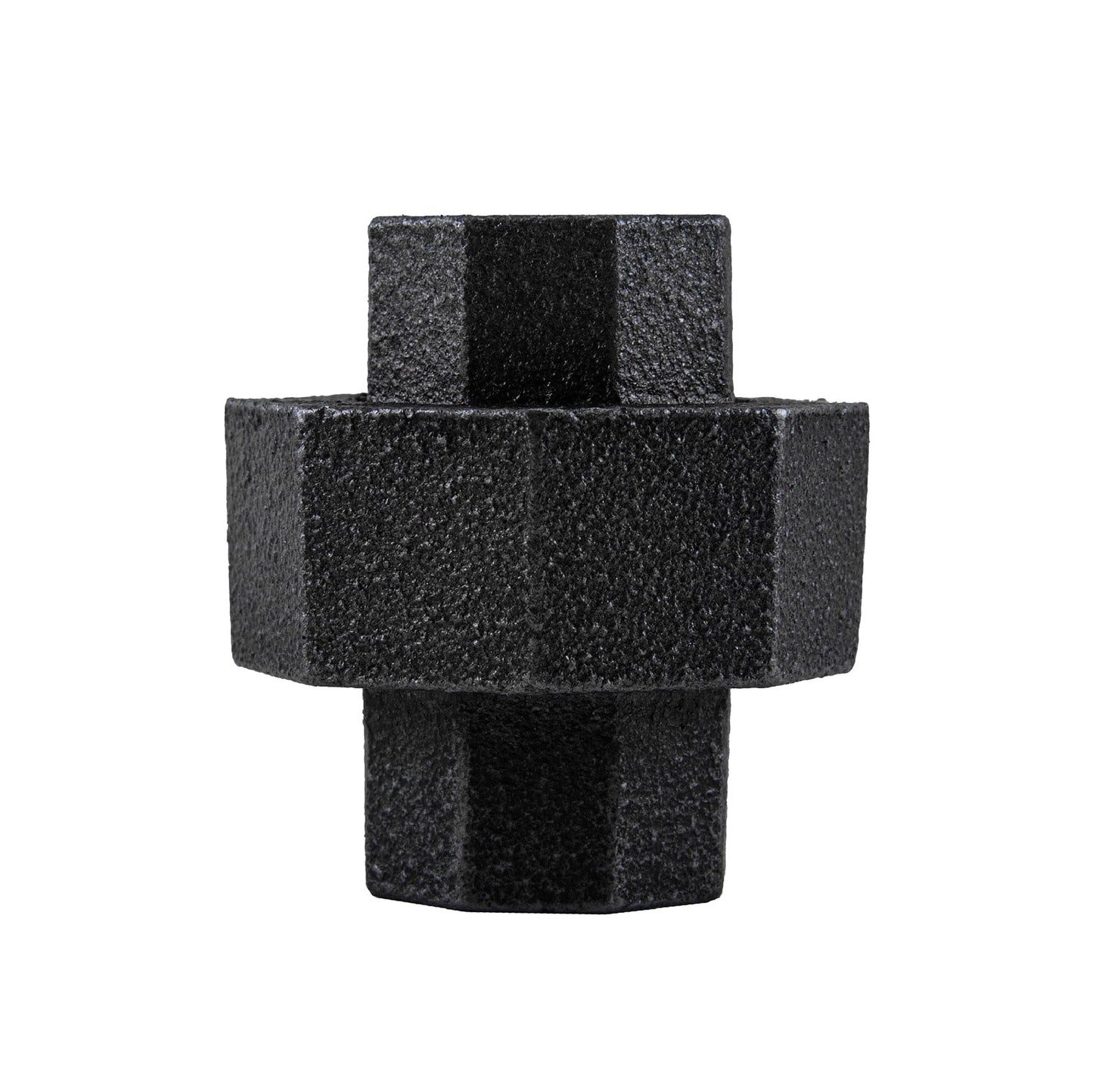 1/2 in. Prefinished Matte Black Union