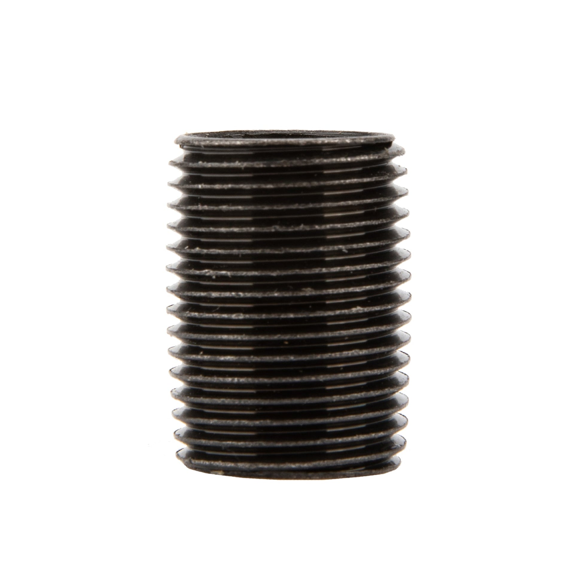 1/2 in. x 1 in. Prefinished Matte Black Pipe