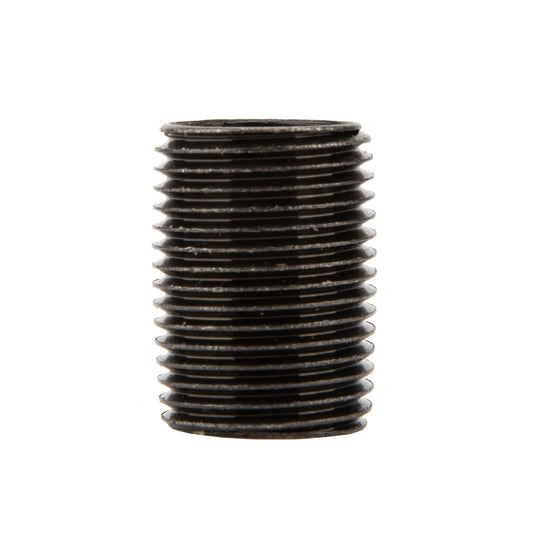 1/2 in. x 1 in. Prefinished Matte Black Pipe