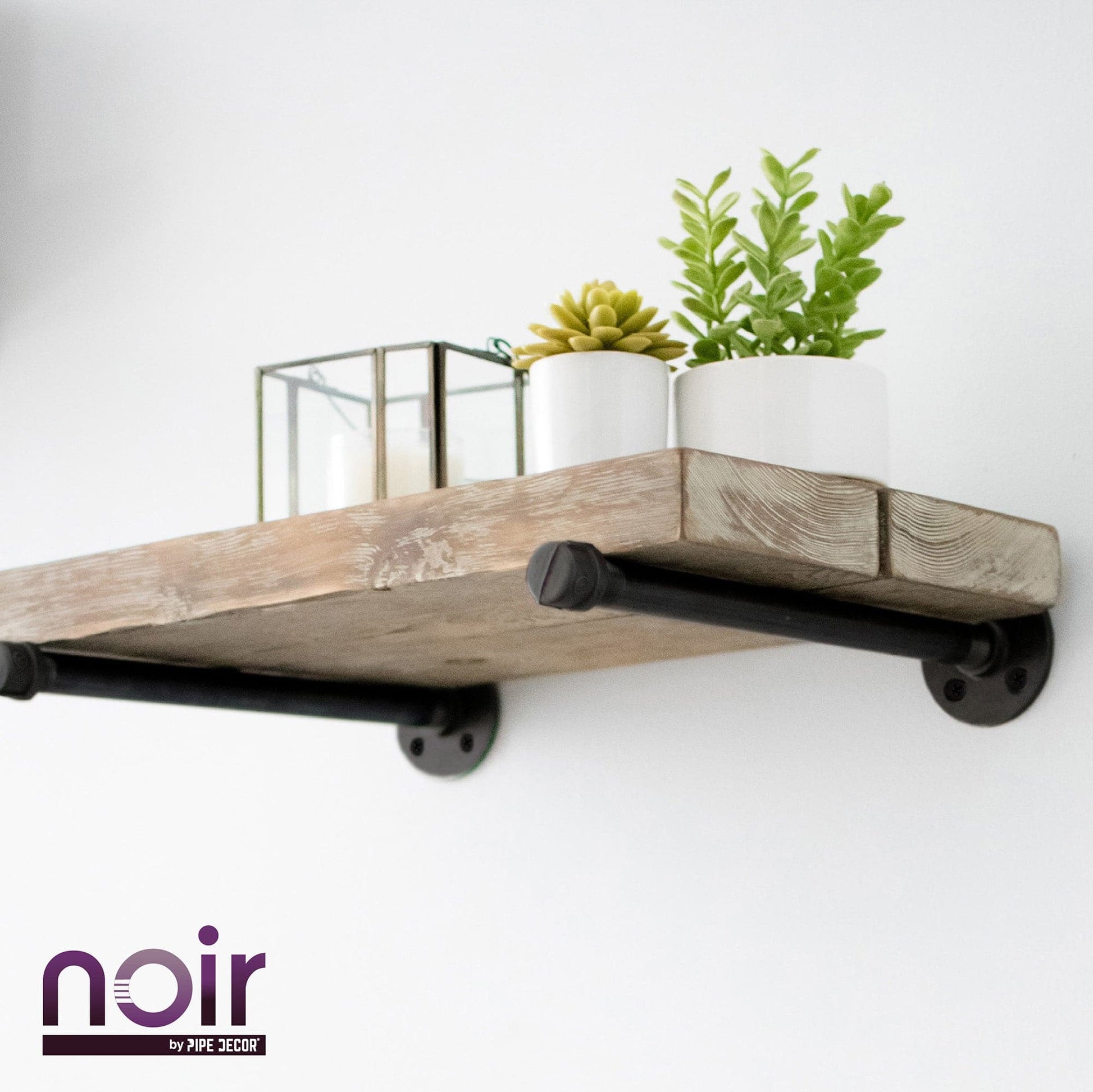 1/2 in. x 6 in. Prefinished Matte Black Pipe