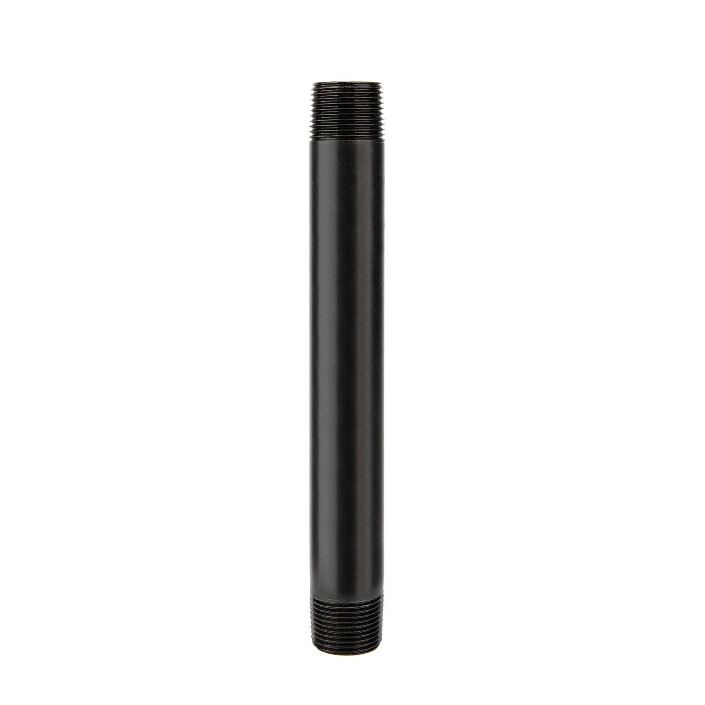 3/4 in. x 8 in. Prefinished Matte Black Pipe