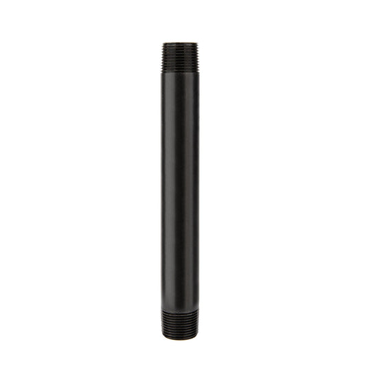 3/4 in. x 8 in. Prefinished Matte Black Pipe