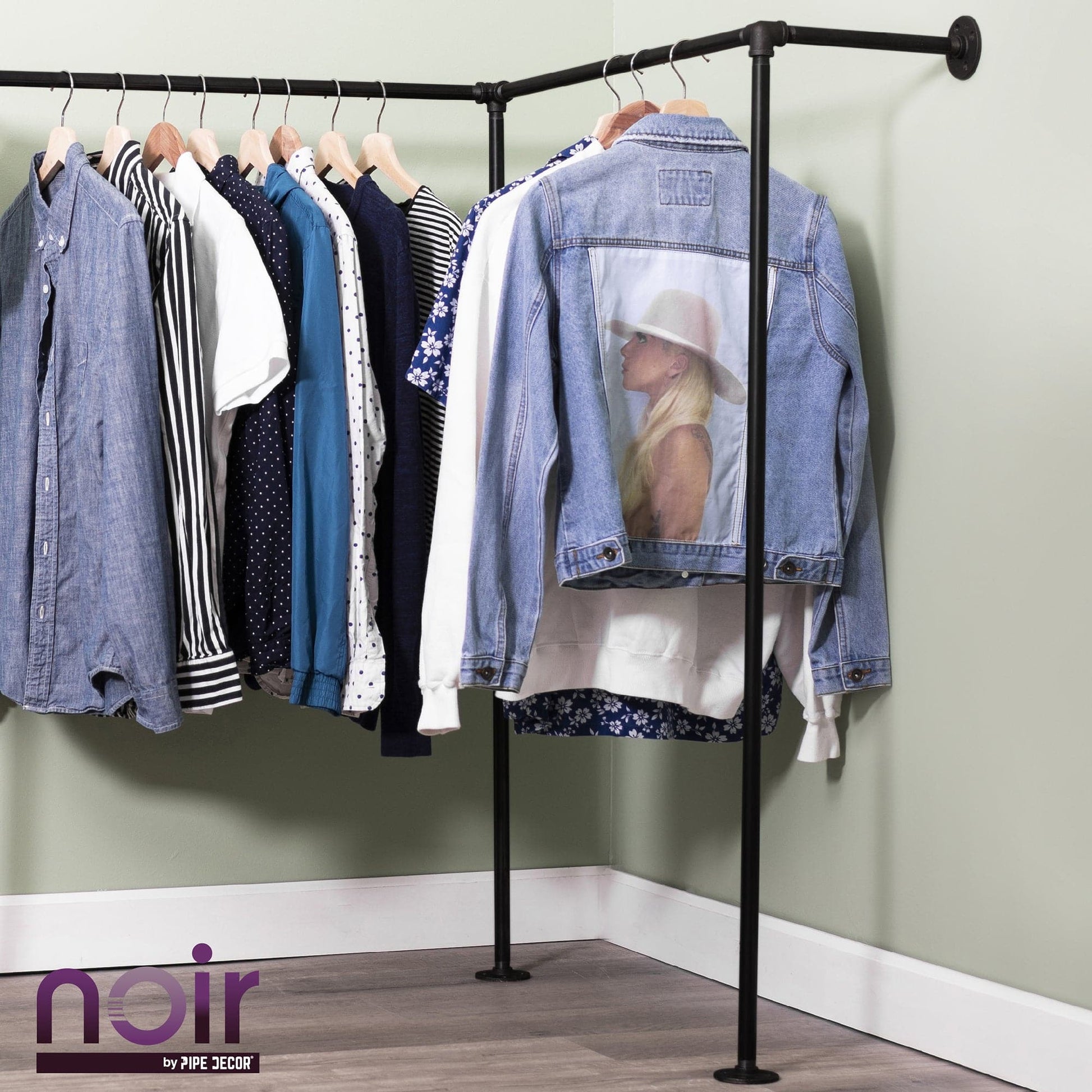 1/2 in. x 36 in. Prefinished Matte Black Pipe