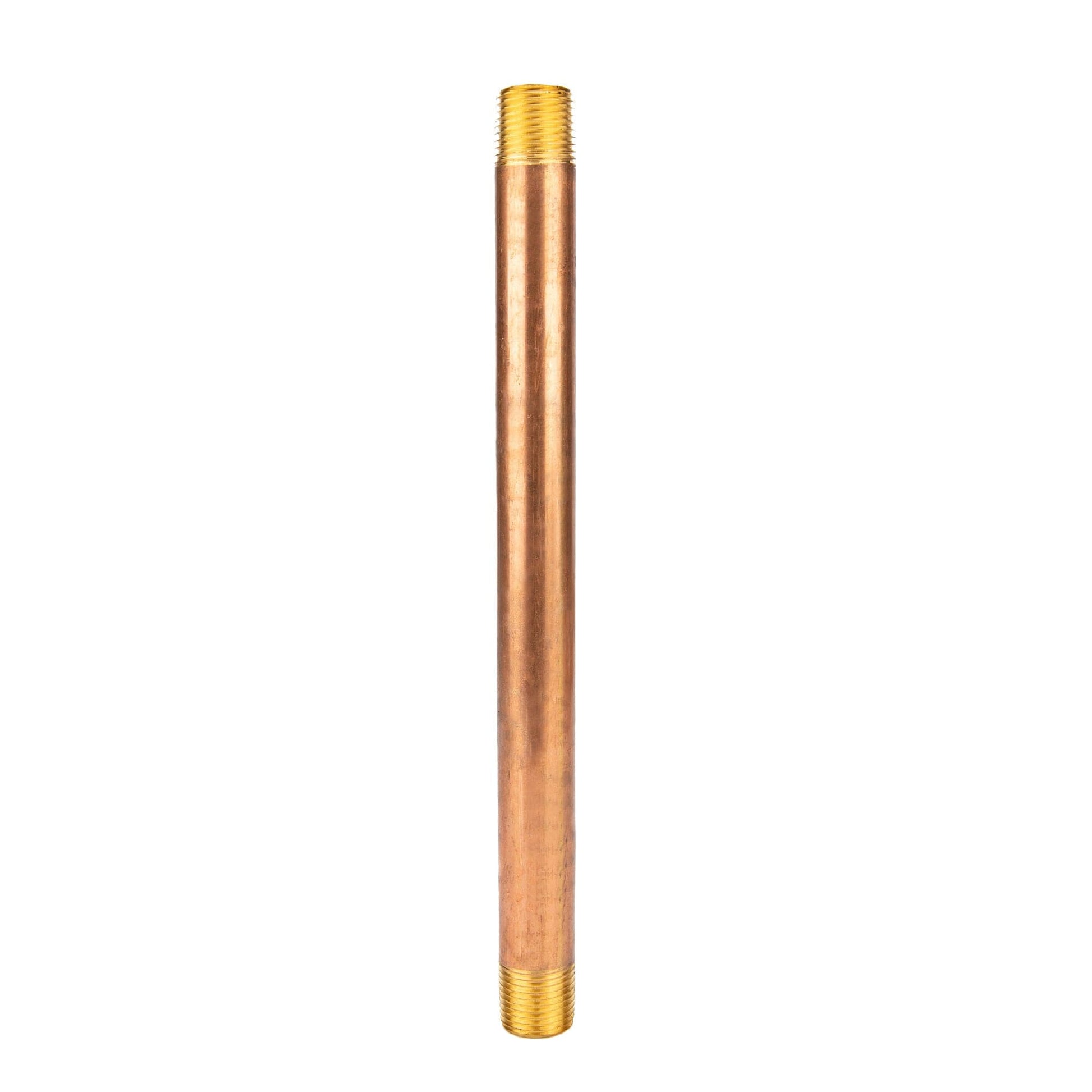 1/2 in. x 10 in. Red Brass Pipe