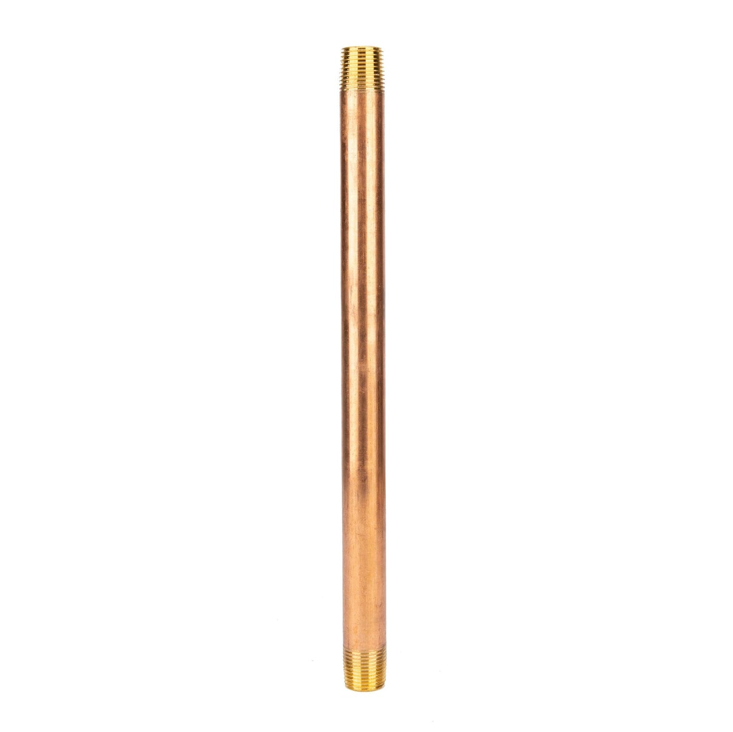 1/2 in. x 12 in. Red Brass Pipe
