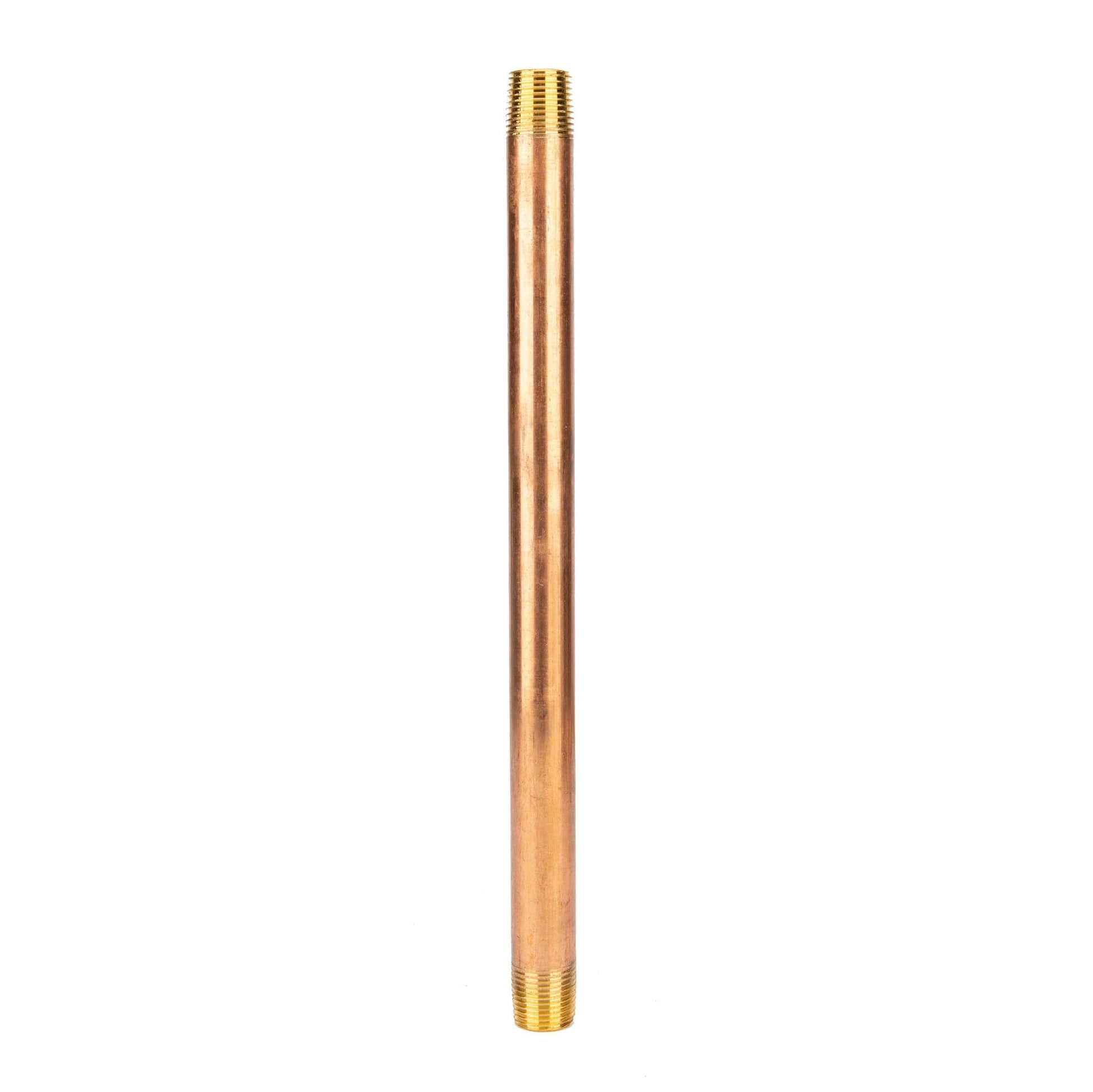 1/2 in. x 12 in. Red Brass Pipe