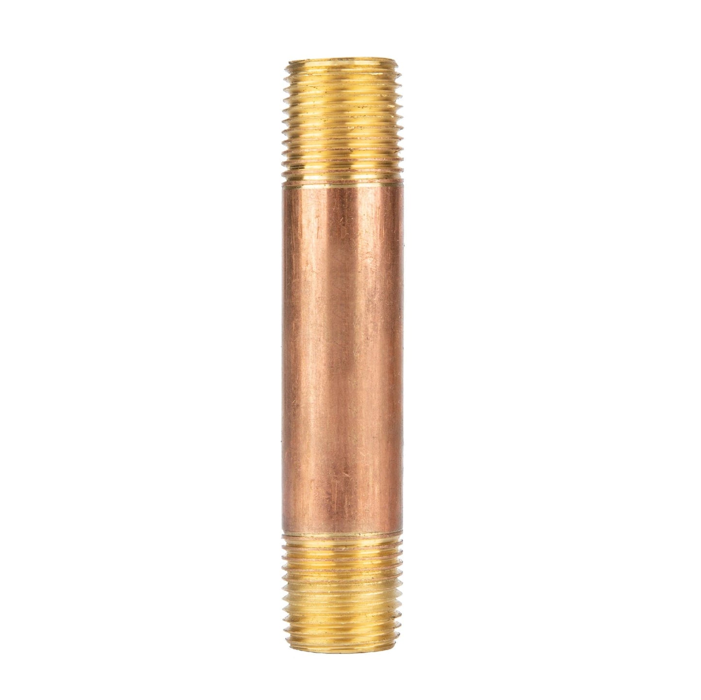 1/2 in. x 4 in. Red Brass Pipe