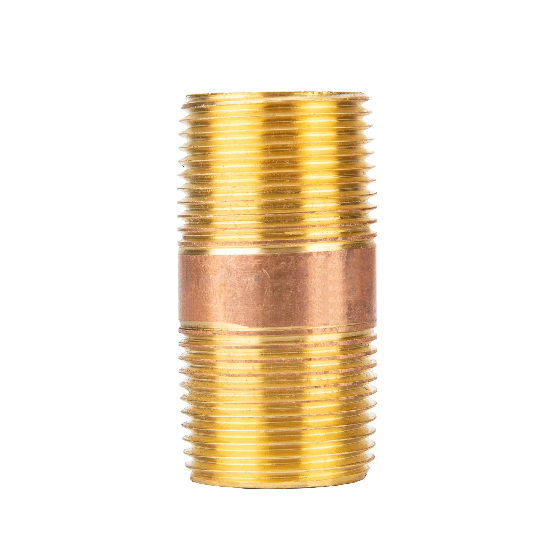 3/4 in. x 2 in. Red Brass Pipe