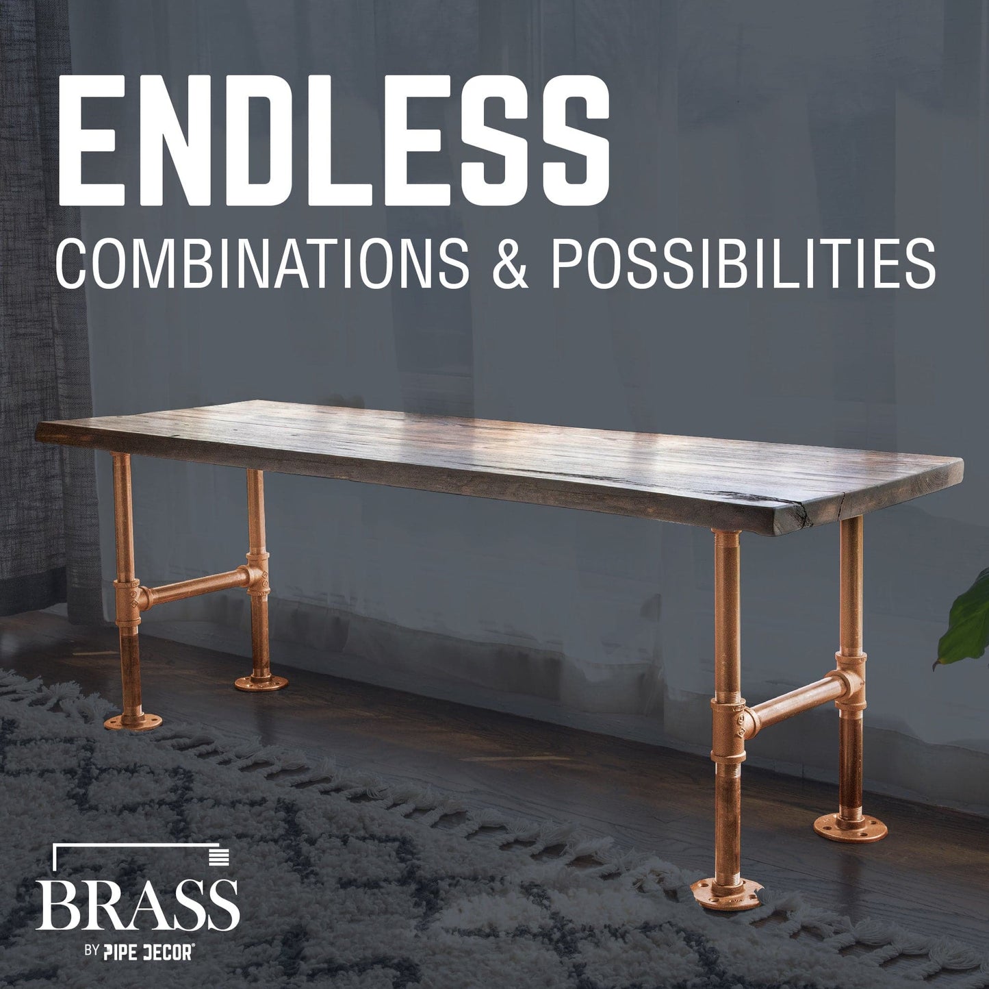 3/4 in. x 2 in. Red Brass Pipe