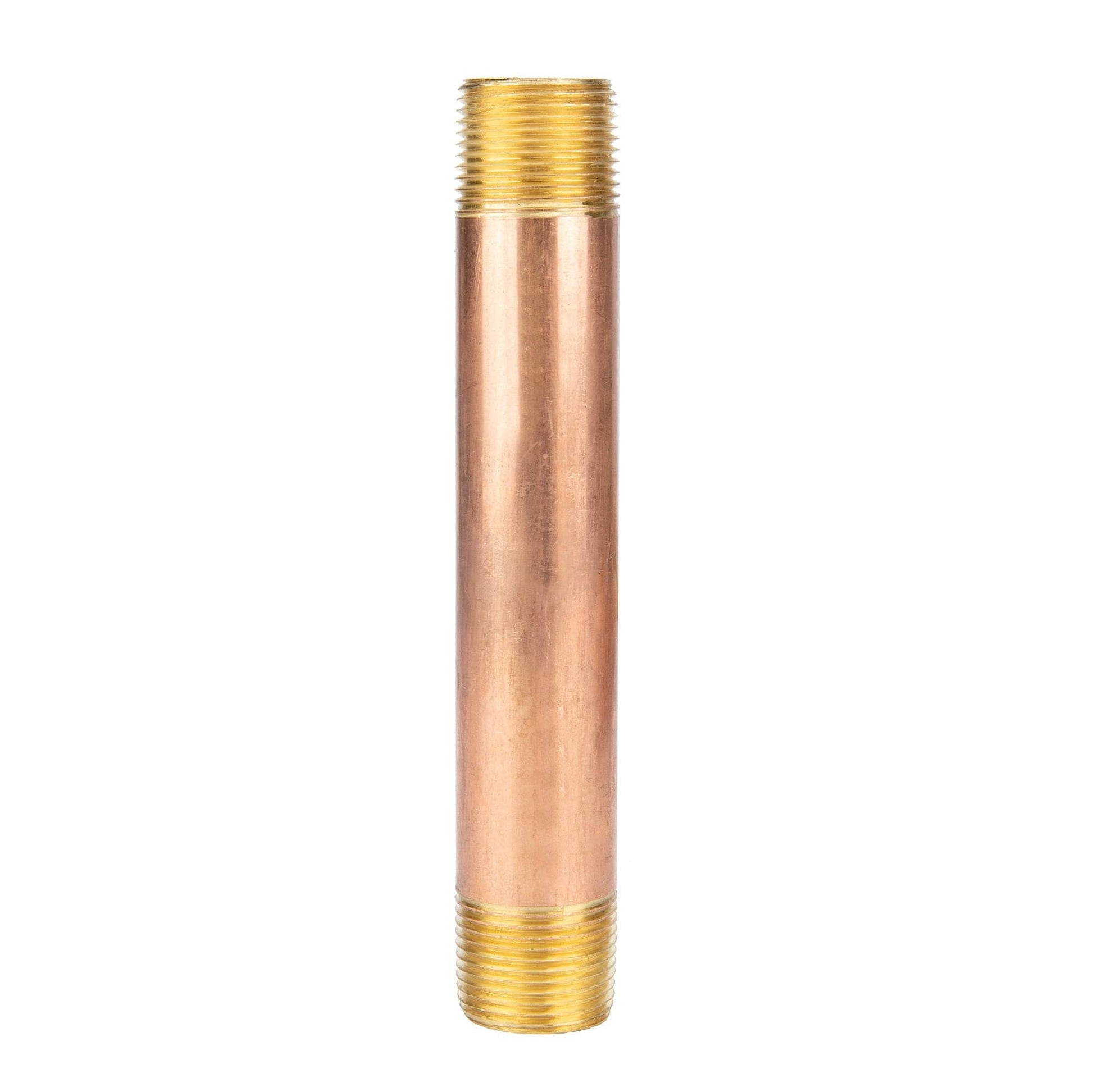 3/4 in. x 6 in. Red Brass Pipe