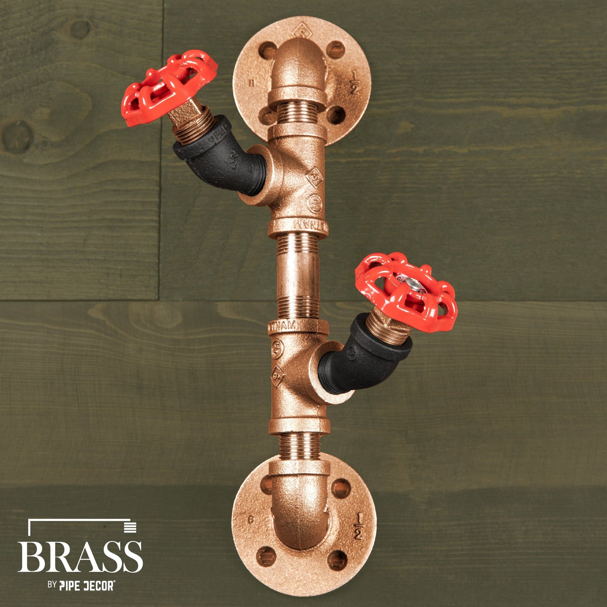 3/4 in. x 6 in. Red Brass Pipe
