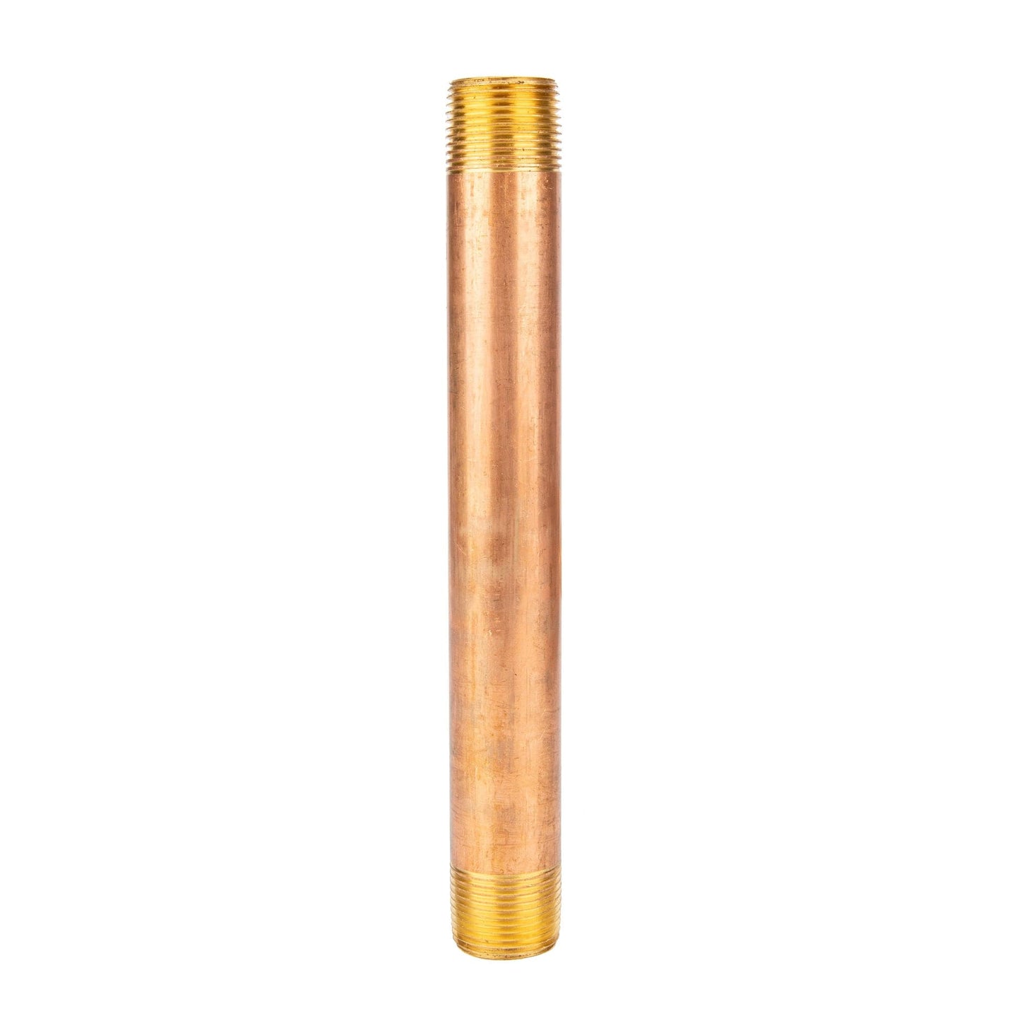 3/4 in. x 8 in. Red Brass Pipe
