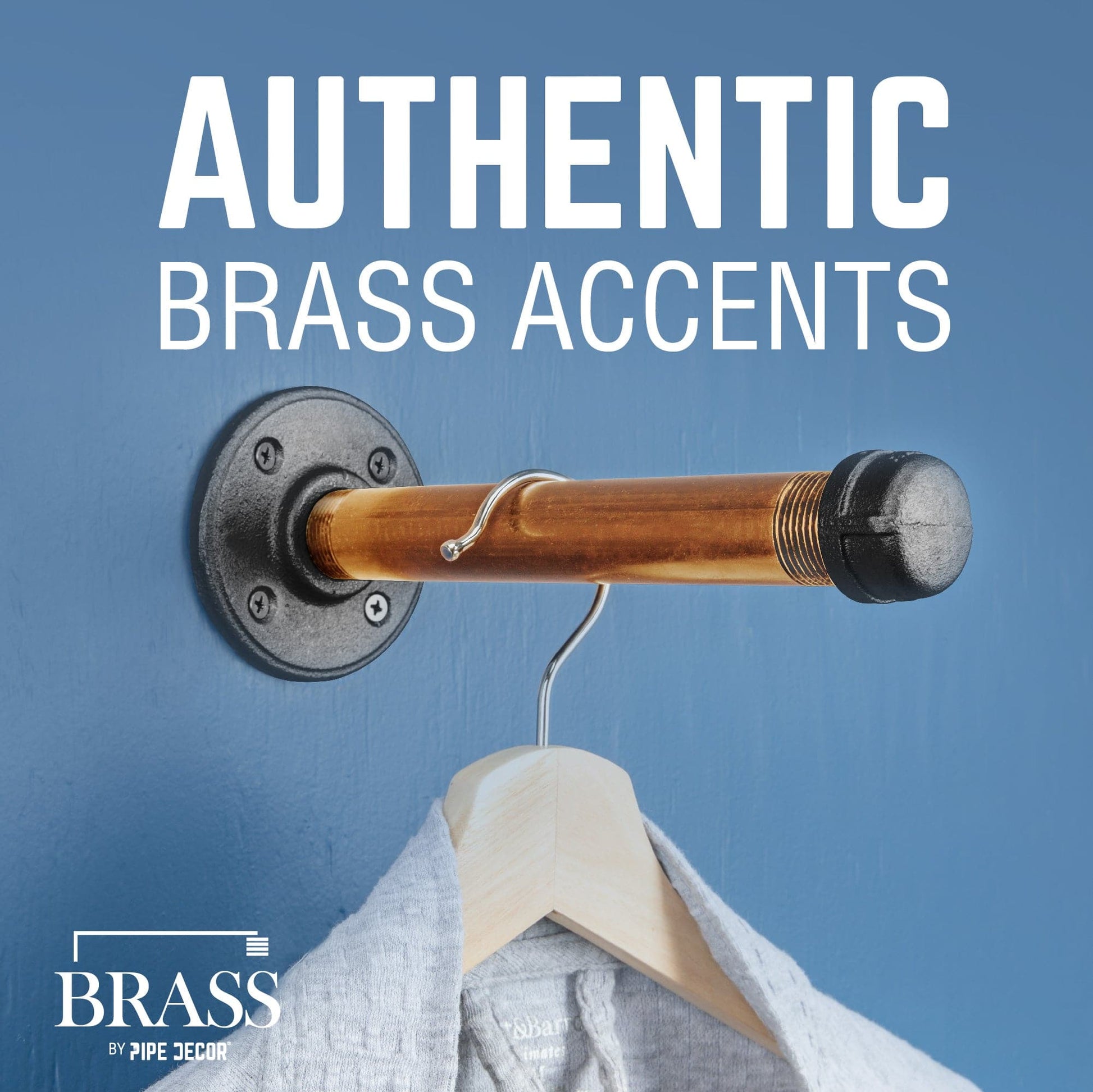 3/4 in. x 8 in. Red Brass Pipe