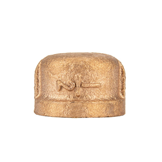 1/2 in. Red Brass Cap