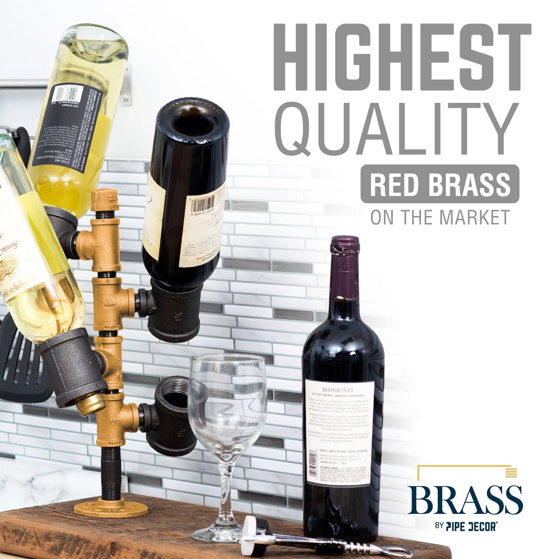 1/2 in. Red Brass Cap