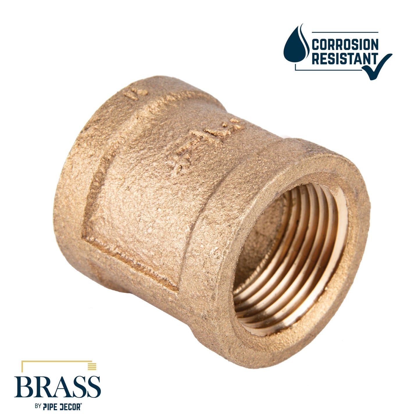 3/4 in. Red Brass Coupling
