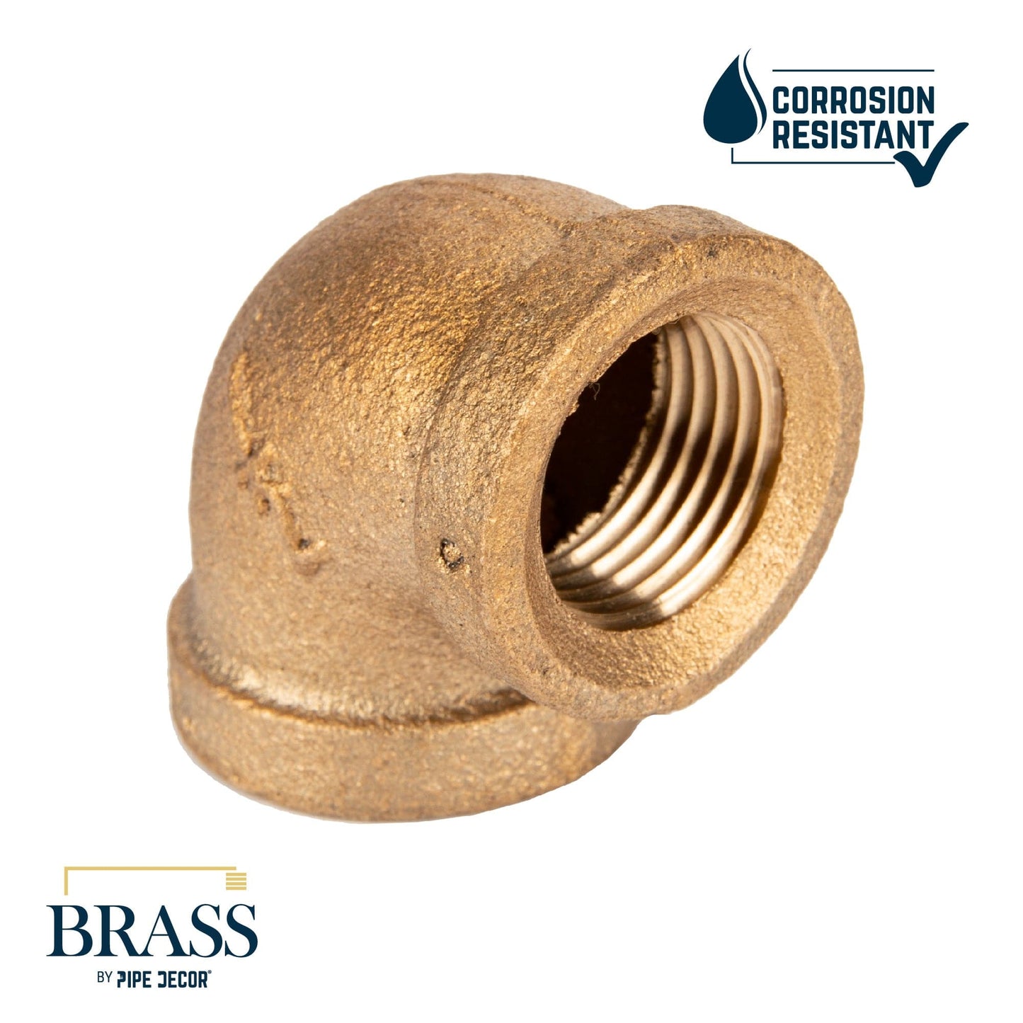 1/2 in. Red Brass 90 Degree Elbow