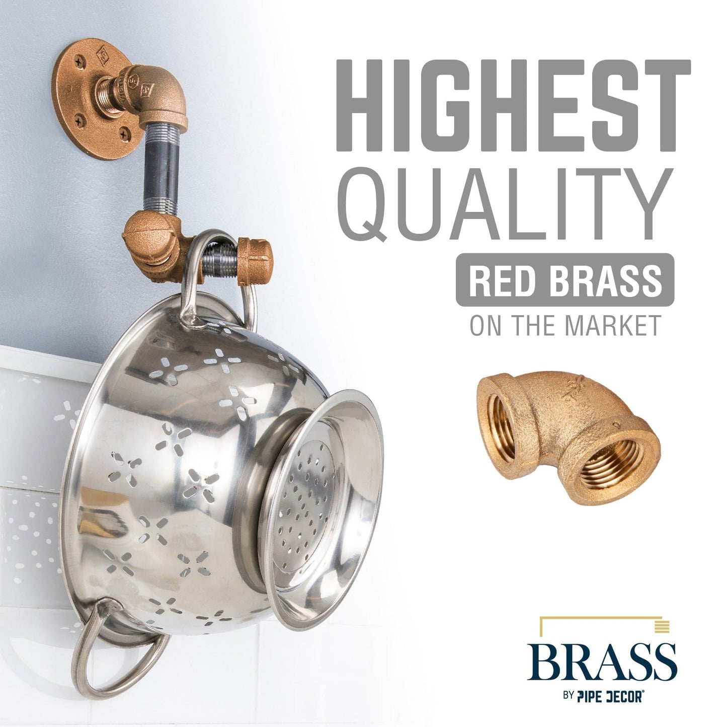 3/4 in. Red Brass 90 Degree Elbow