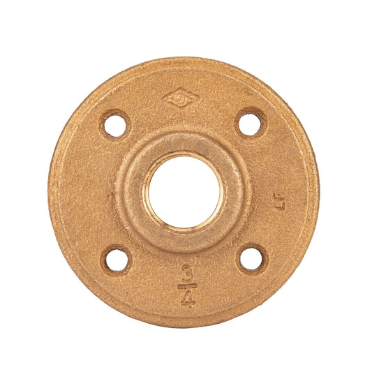 3/4 in. Red Brass Flange