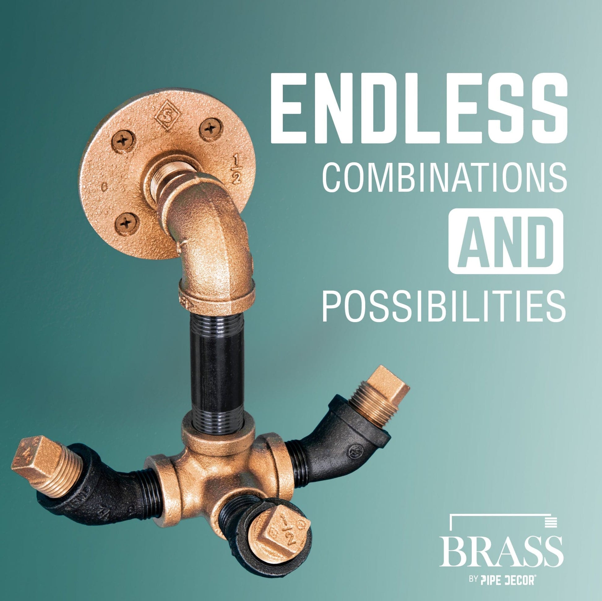 1/2 in. Red Brass Plug