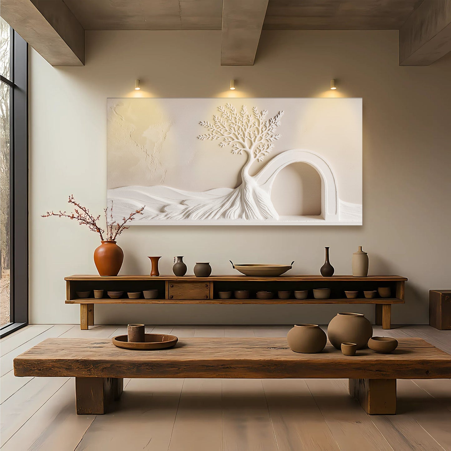 He Is Risen Abstract Wall Art