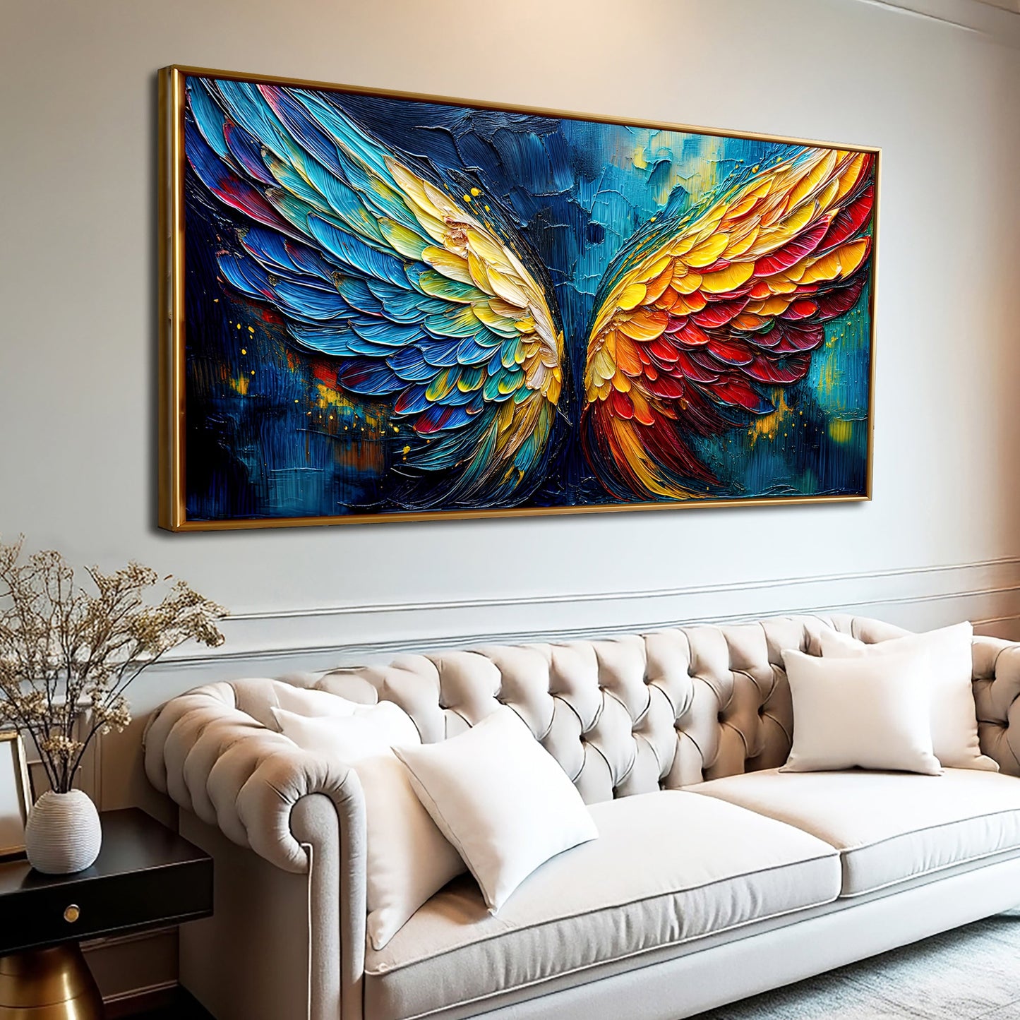 Wings of Fire Impasto Wall Art