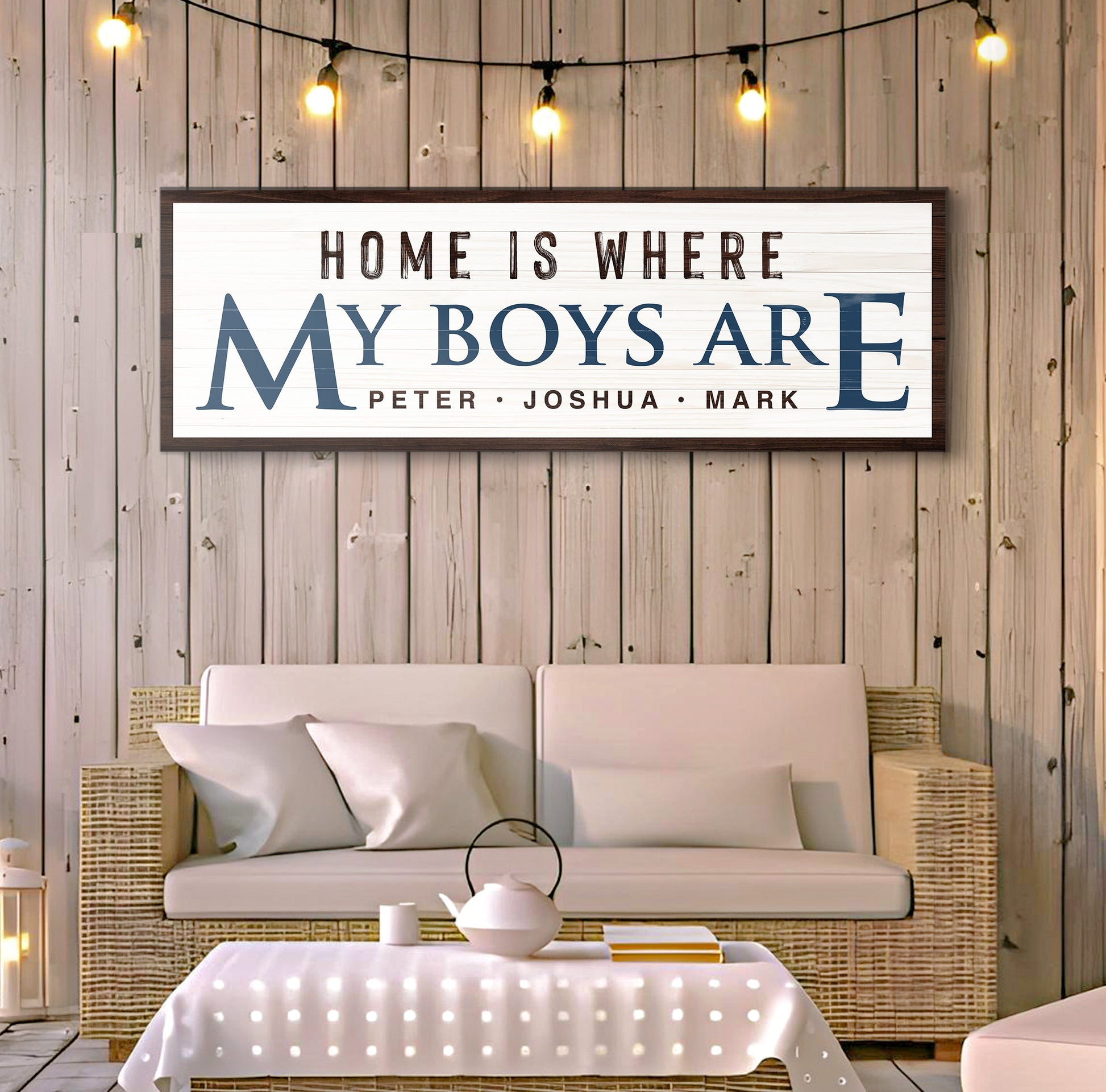 Home Is Where My Boys Are Sign III