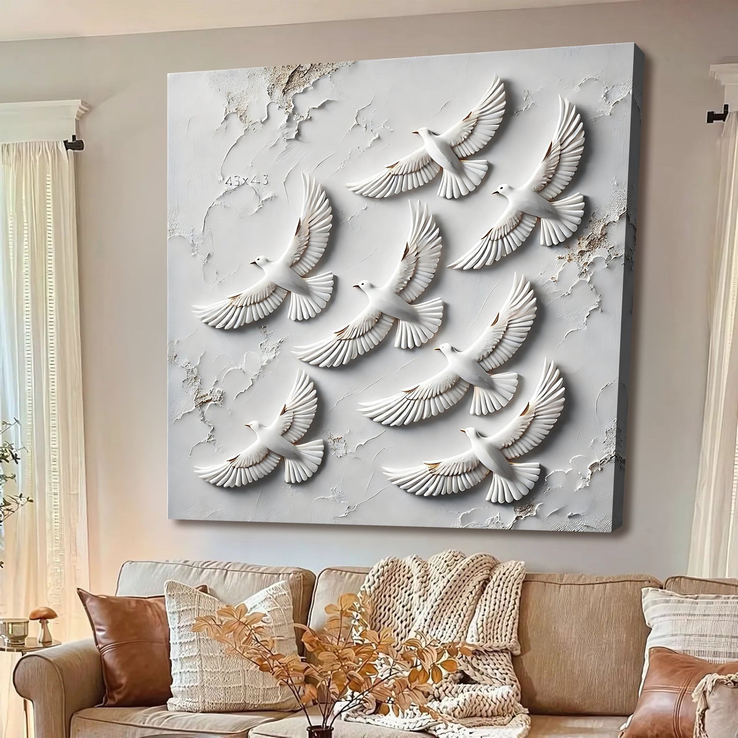 3D Birds Wall Art