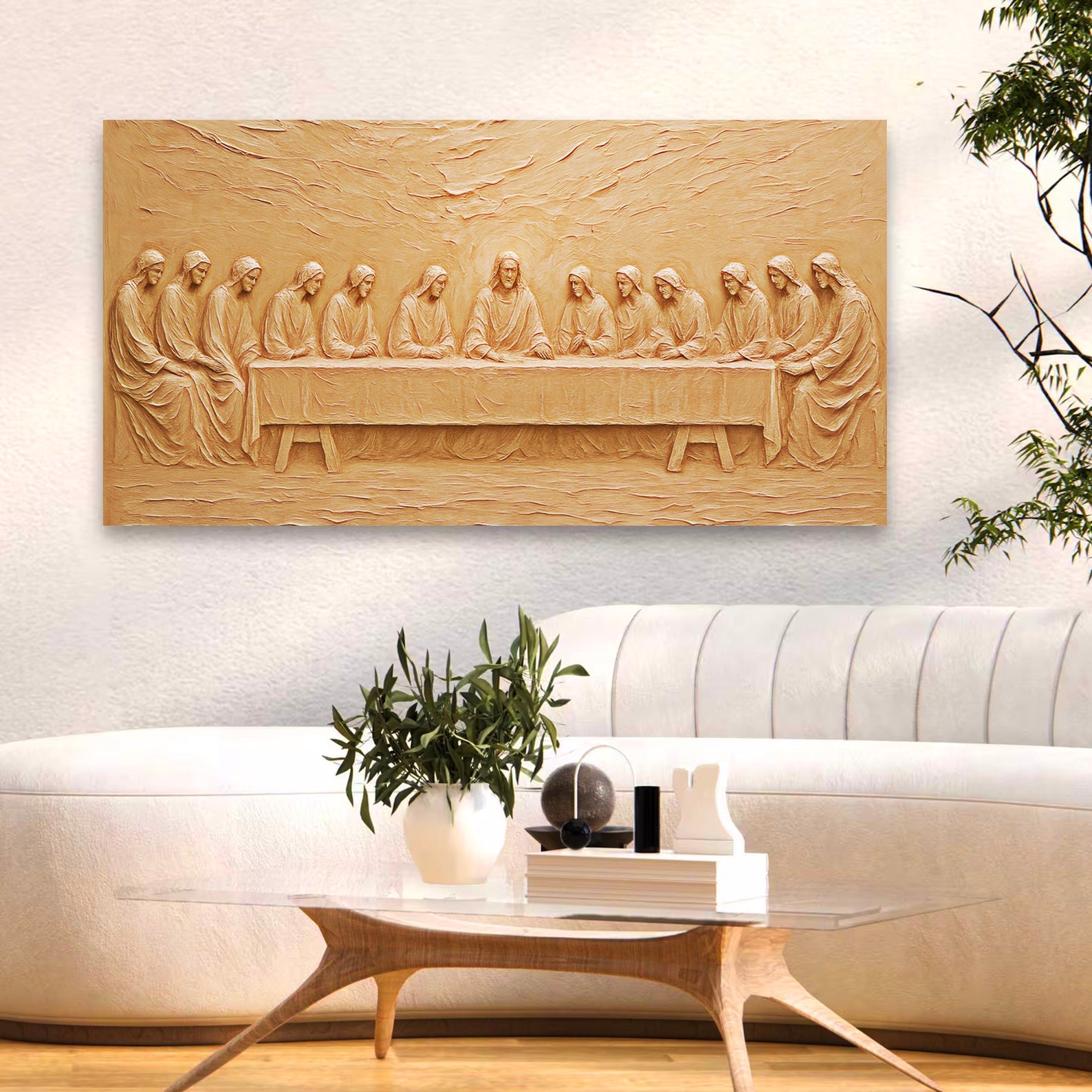 The Last Supper Minimalist Faith Wall Art