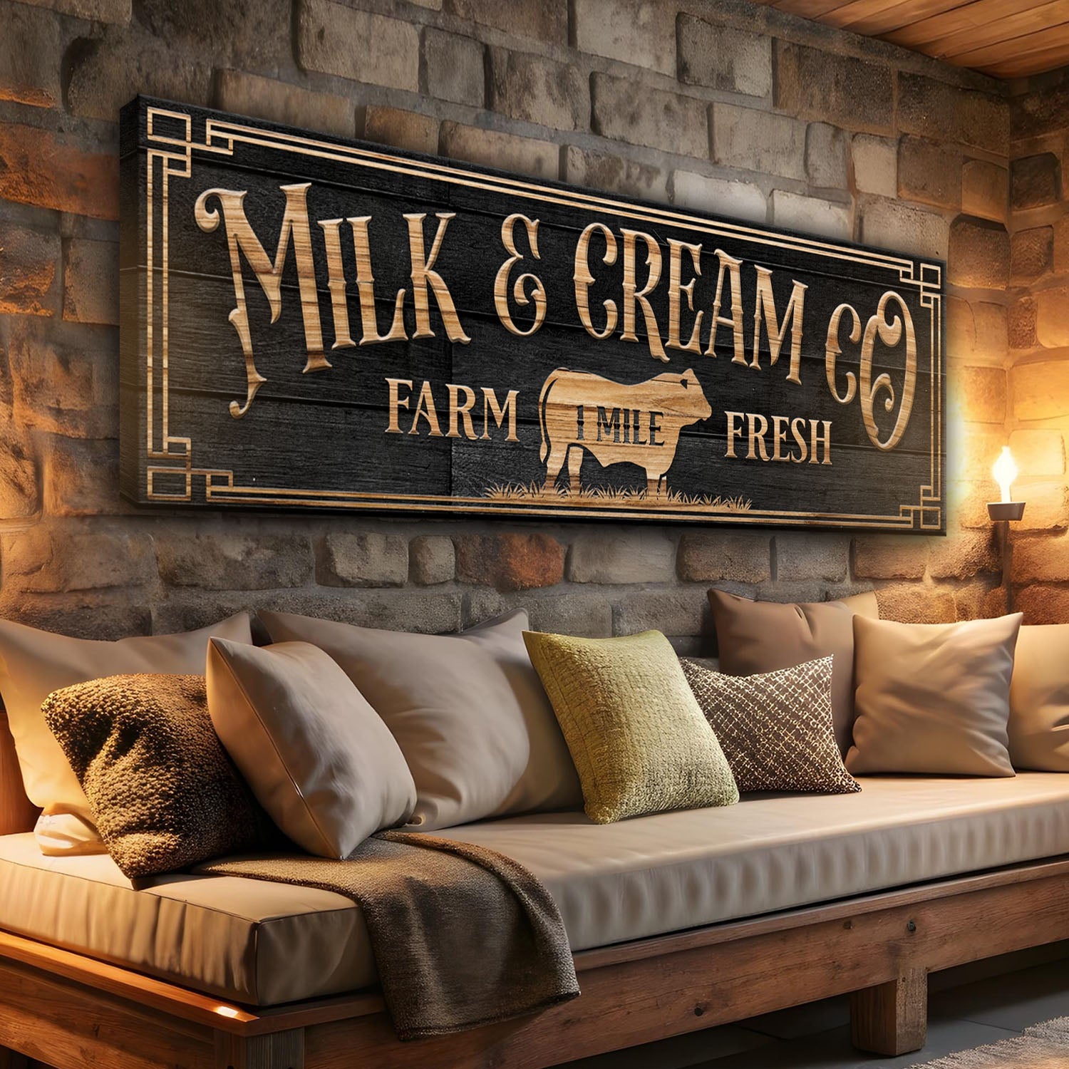 Milk And Cream Co Farm Fresh Sign