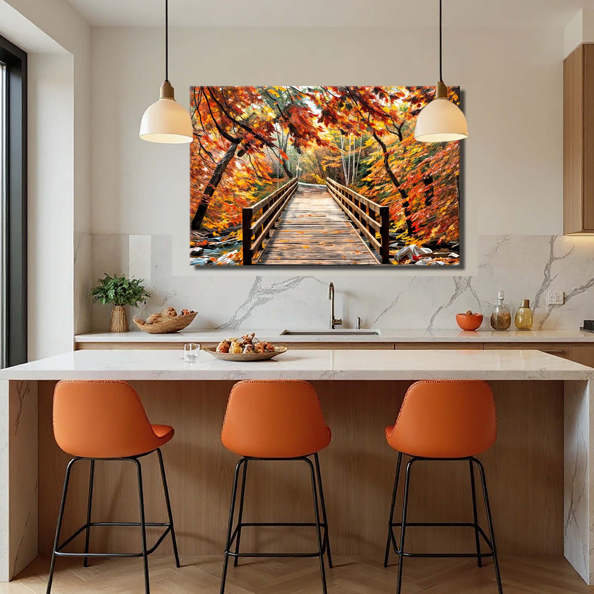 Crossing Autumn Wall Art