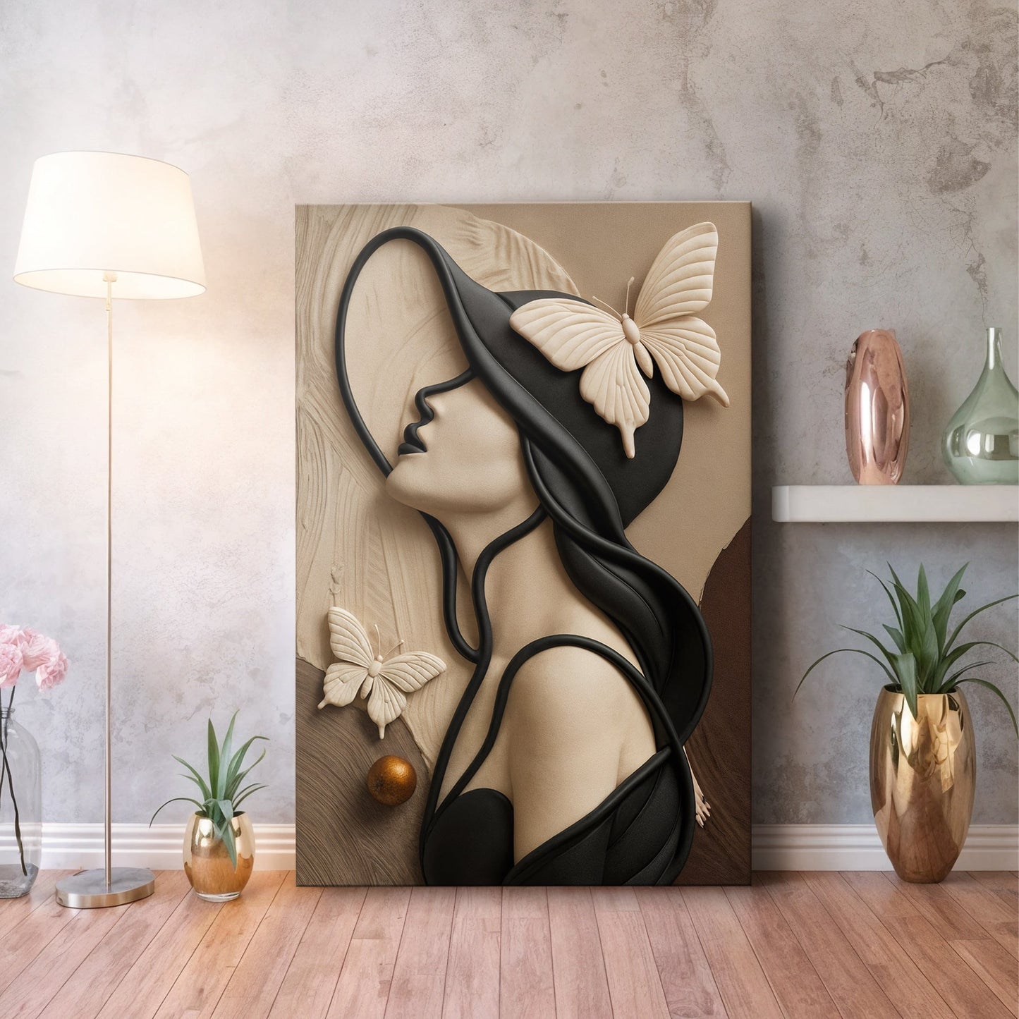 Woman's Delicate Lines Wall Art