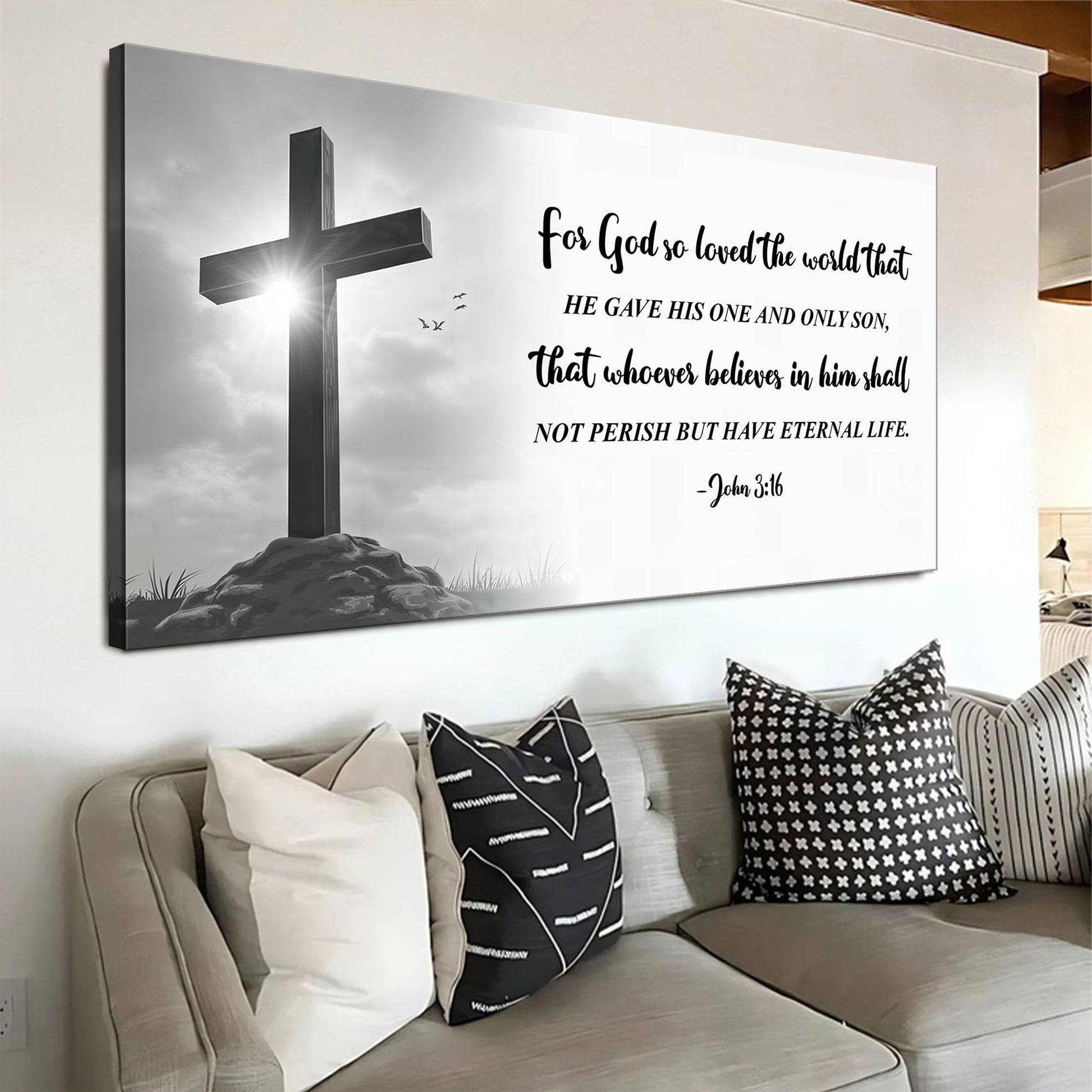 John 3:16: For God So Loved The World Faith Sign VI