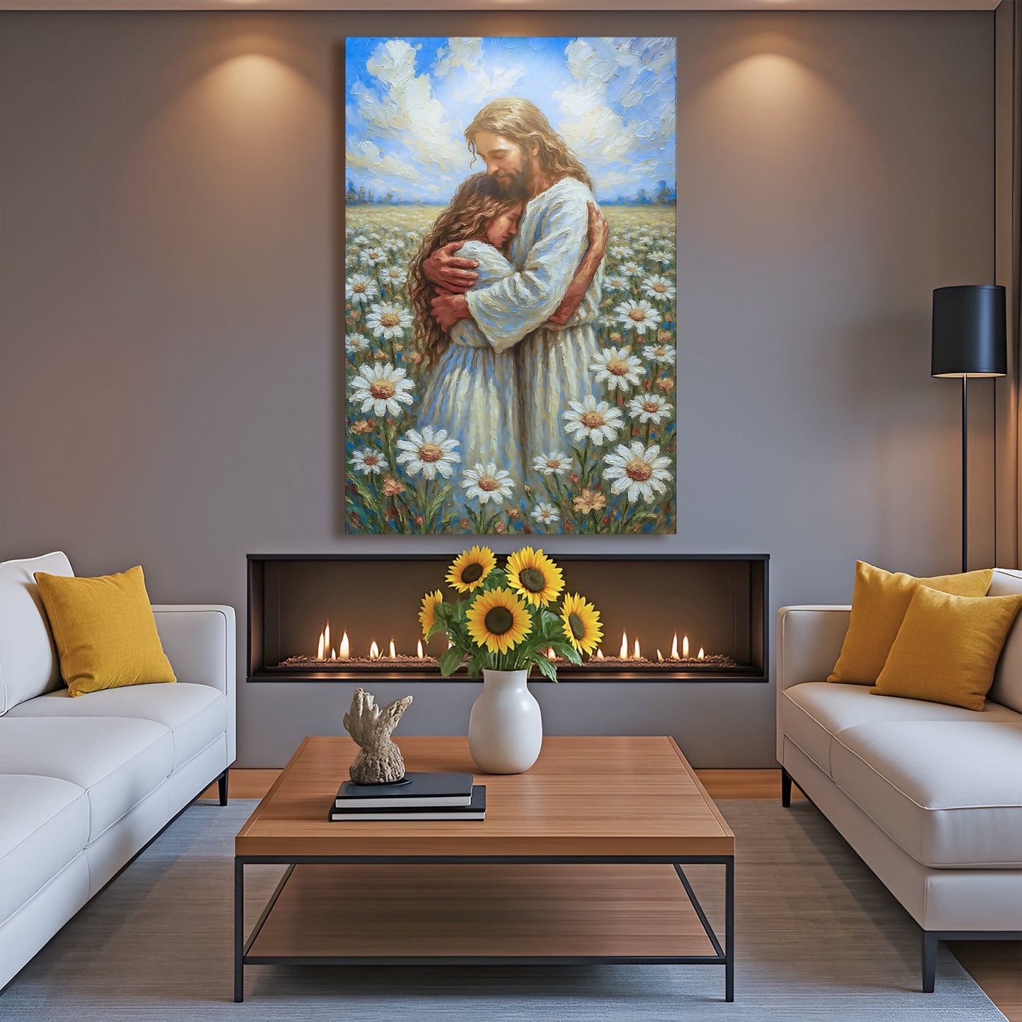 Jesus With Children Faith Wall Art