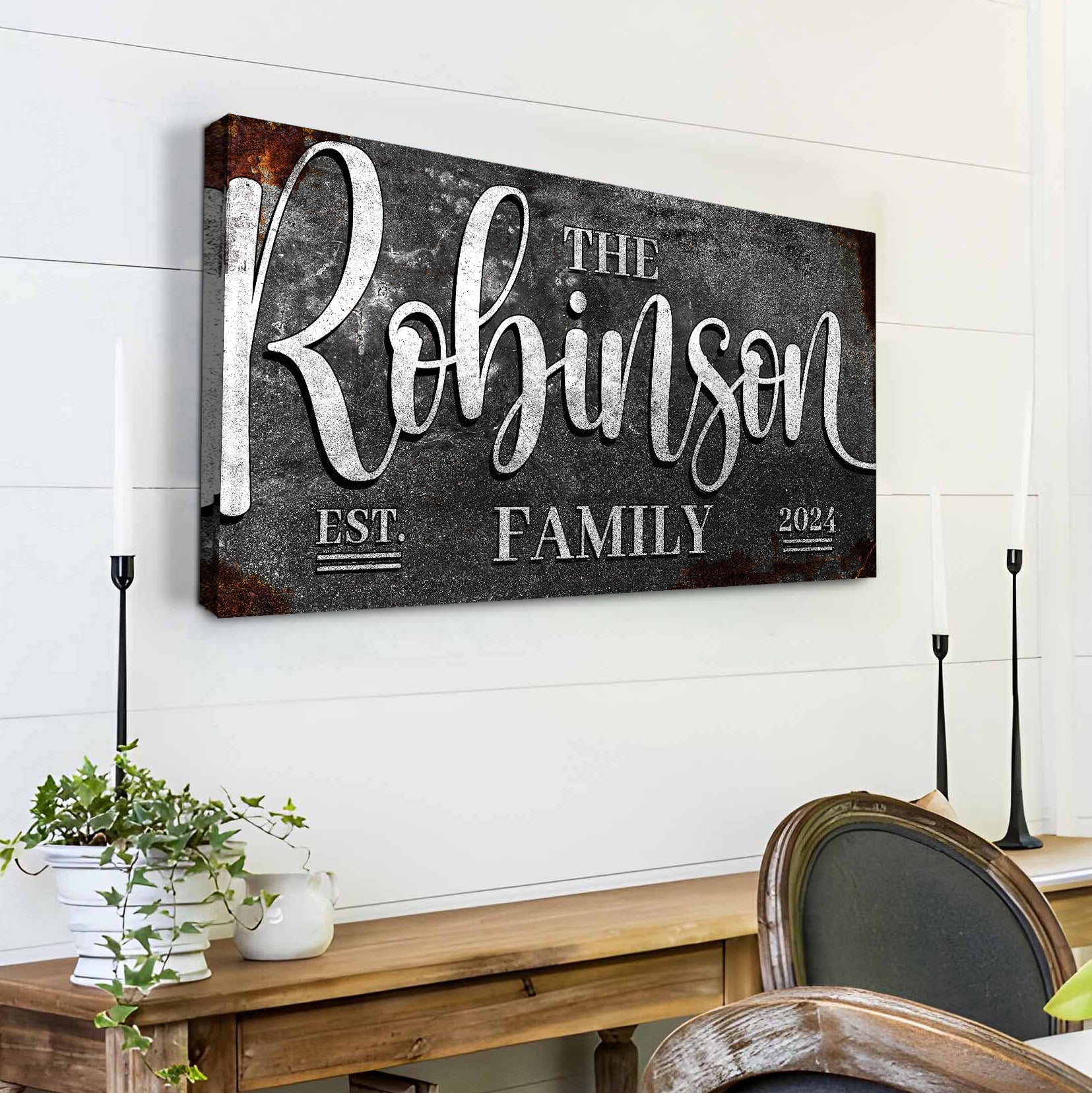 Personalized Family Sign