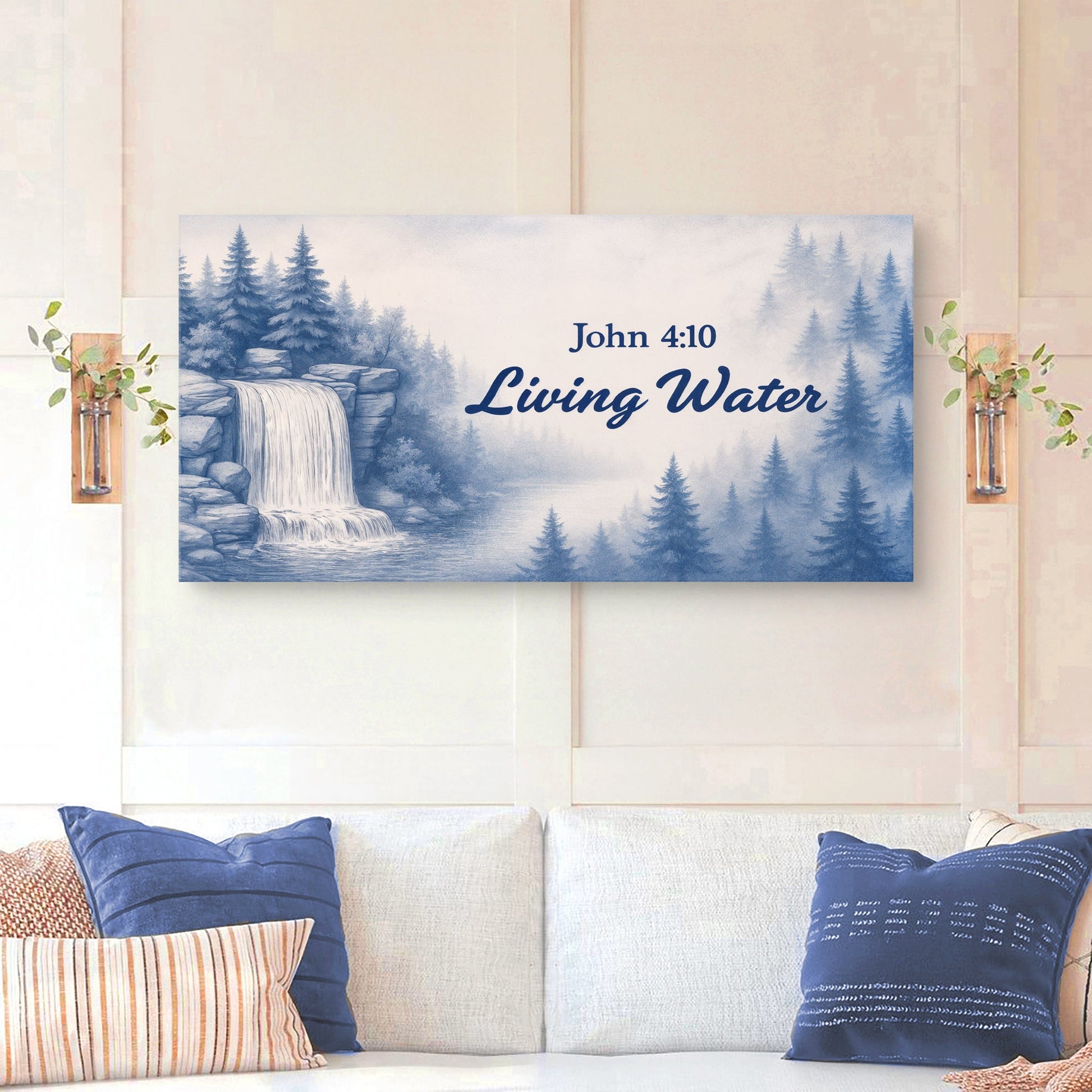 Living Water - John 4:10 Faith Sign