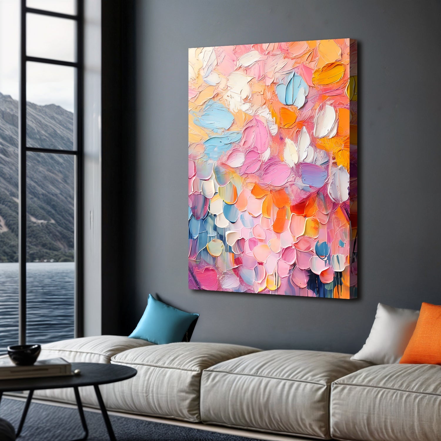 Blooming Rhapsody Abstract Wall Art